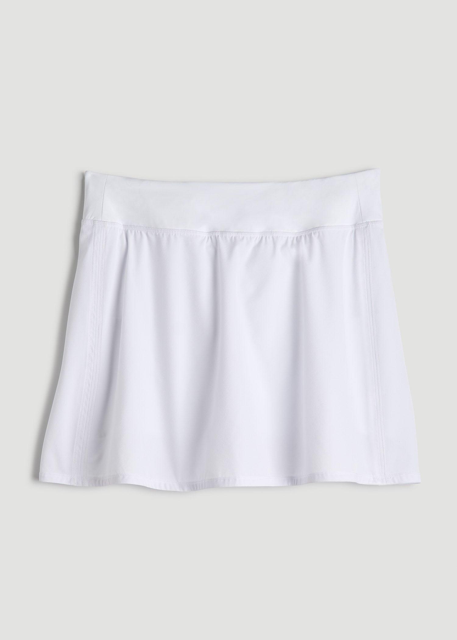 Athletic Skort for Tall Women in Bright White Female Product Image