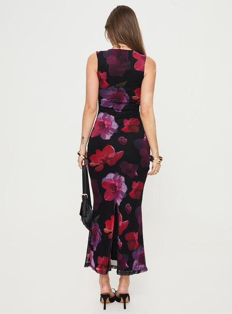 Eviana Maxi Dress Floral Product Image
