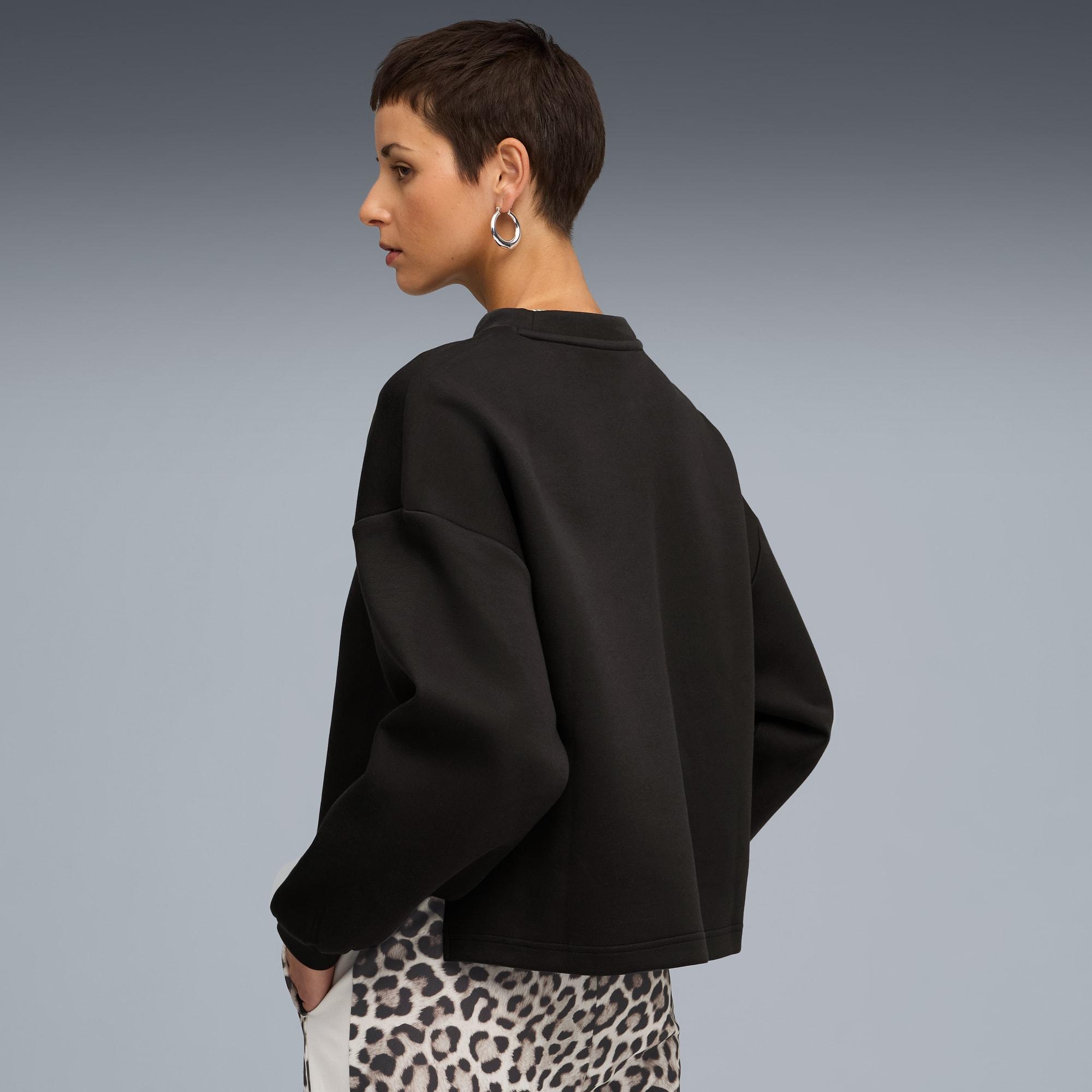 PUMA Wardrobe Essentials Women's Oversized Crew Neck Sweatshirt Product Image