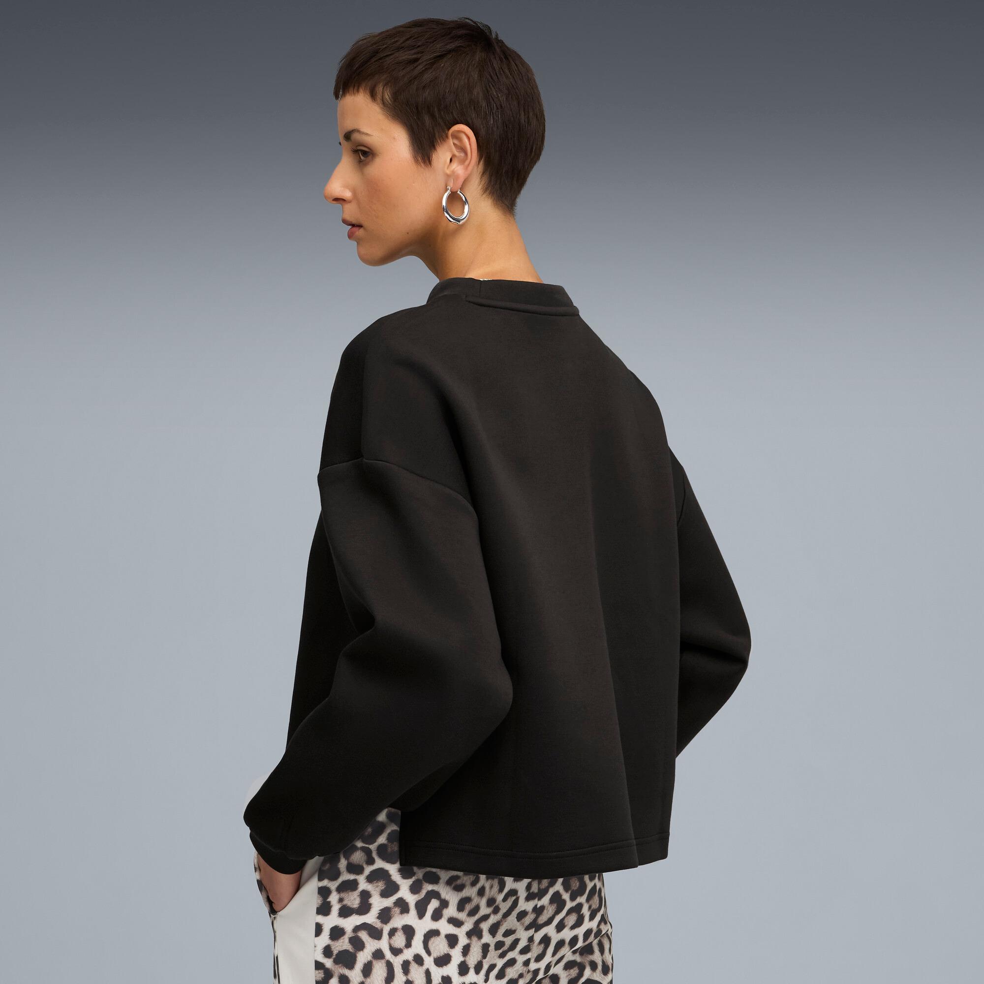 PUMA Wardrobe Essentials Women's Oversized Crew Neck Sweatshirt Product Image