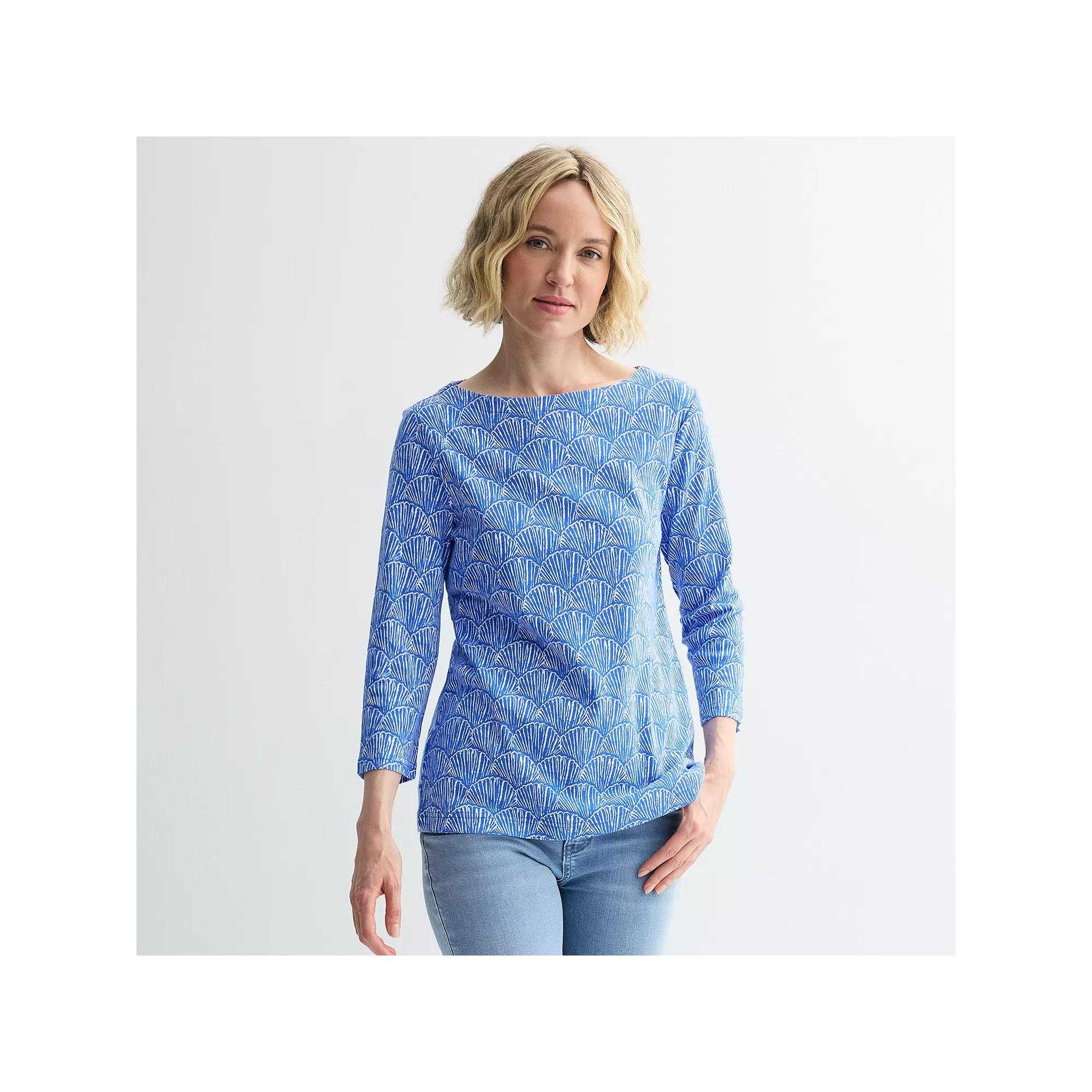 Women's Croft & Barrow® Boatneck Top,  Product Image