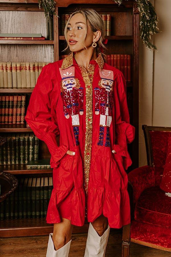 The Nutcracker Sequin Mini Dress Product Image