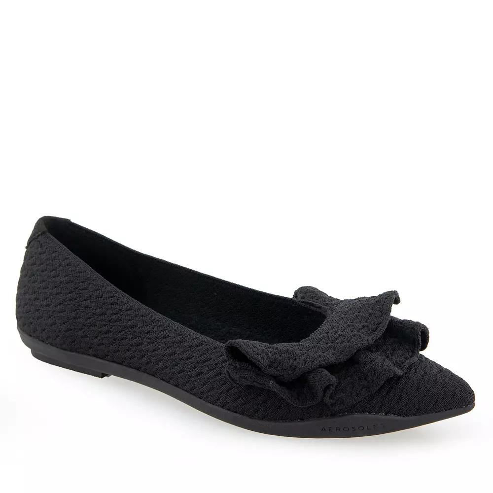 Aerosoles Damira Women's Ballet Flats, Size: 7.5 Wide, Black Product Image