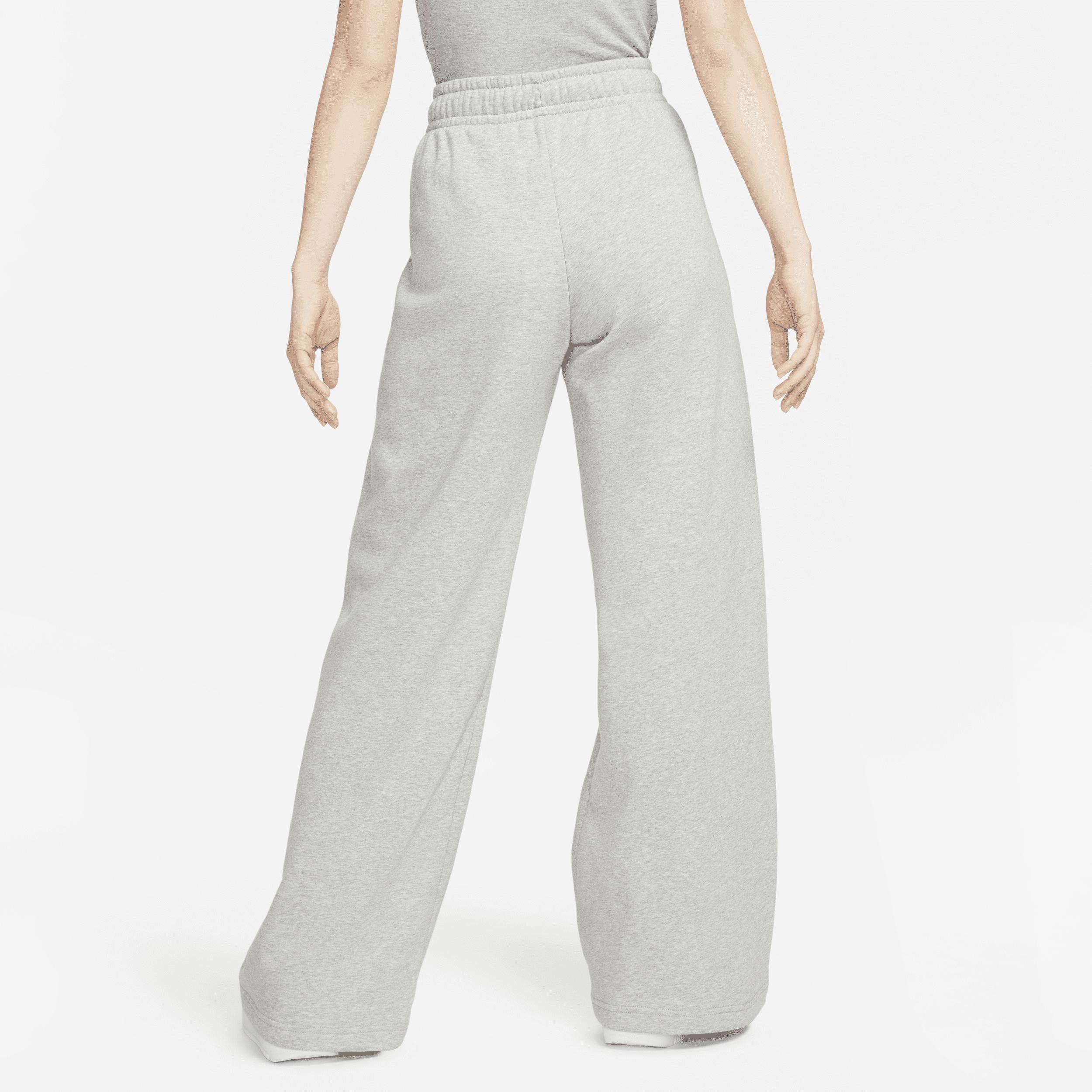 Womens Nike Sportswear Club Fleece Mid-Rise Wide-Leg Sweatpants | FB2727-063 Product Image