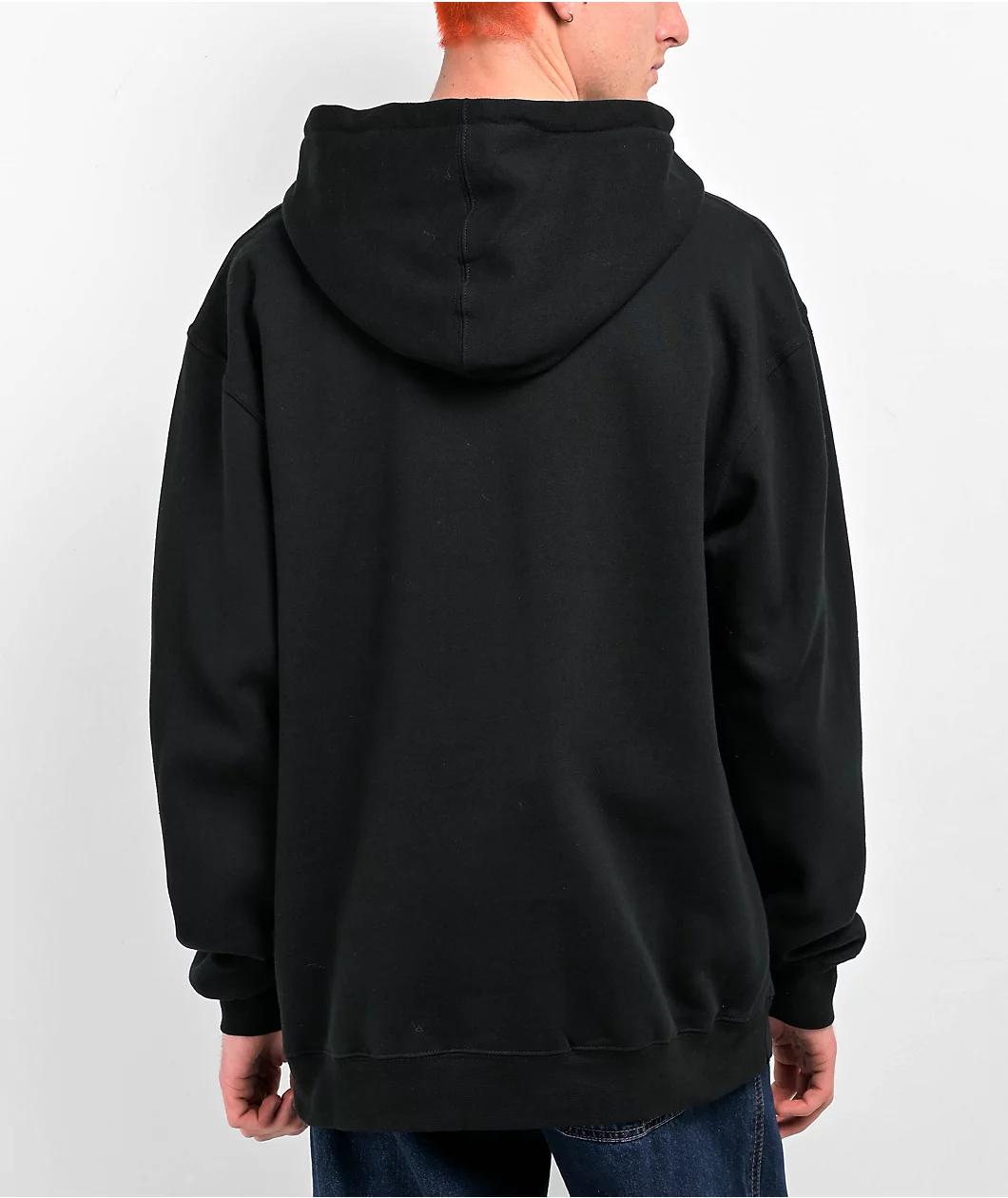 Public Block Letter Black Hoodie Product Image