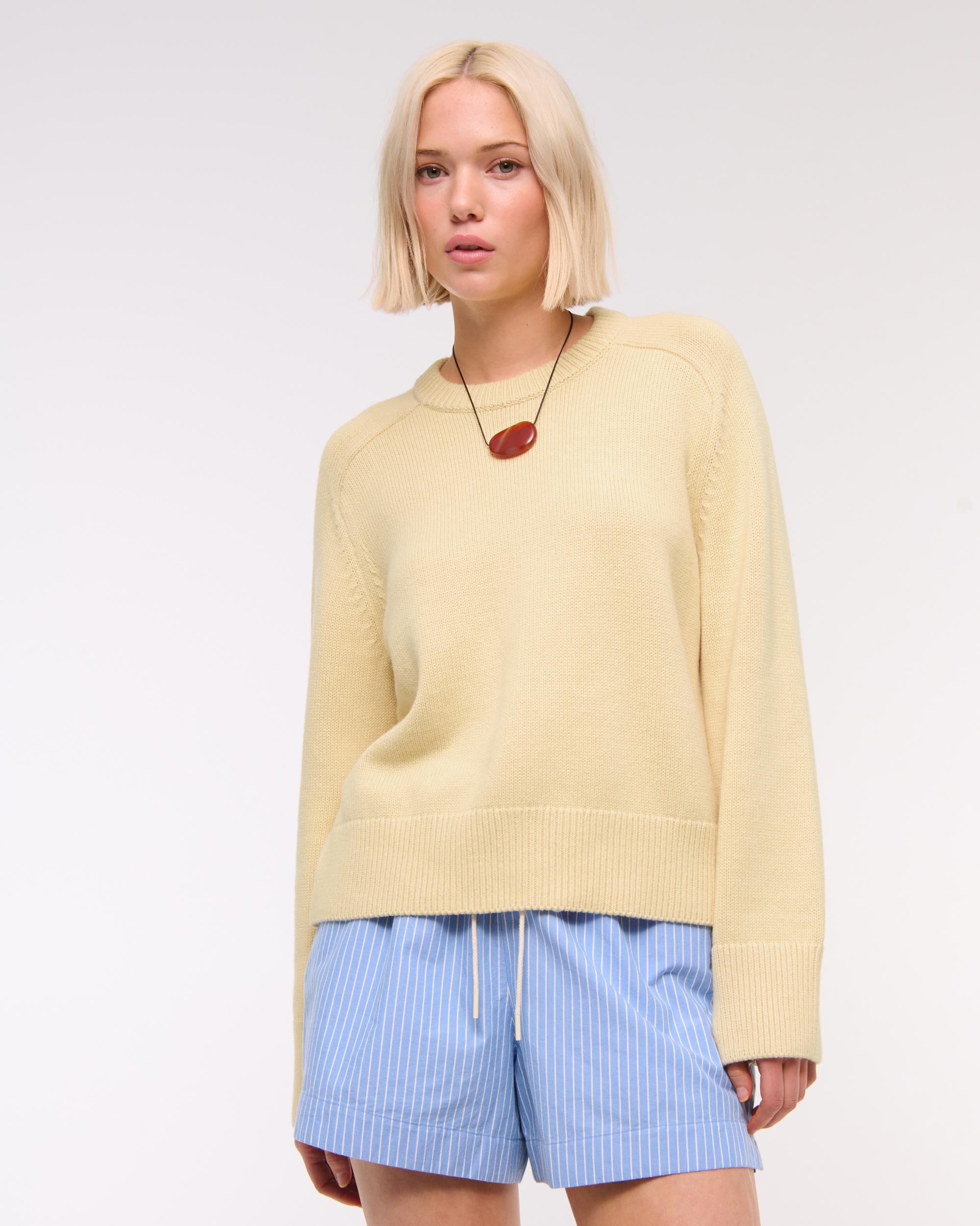 The A&F Madeline Crew Sweater Product Image