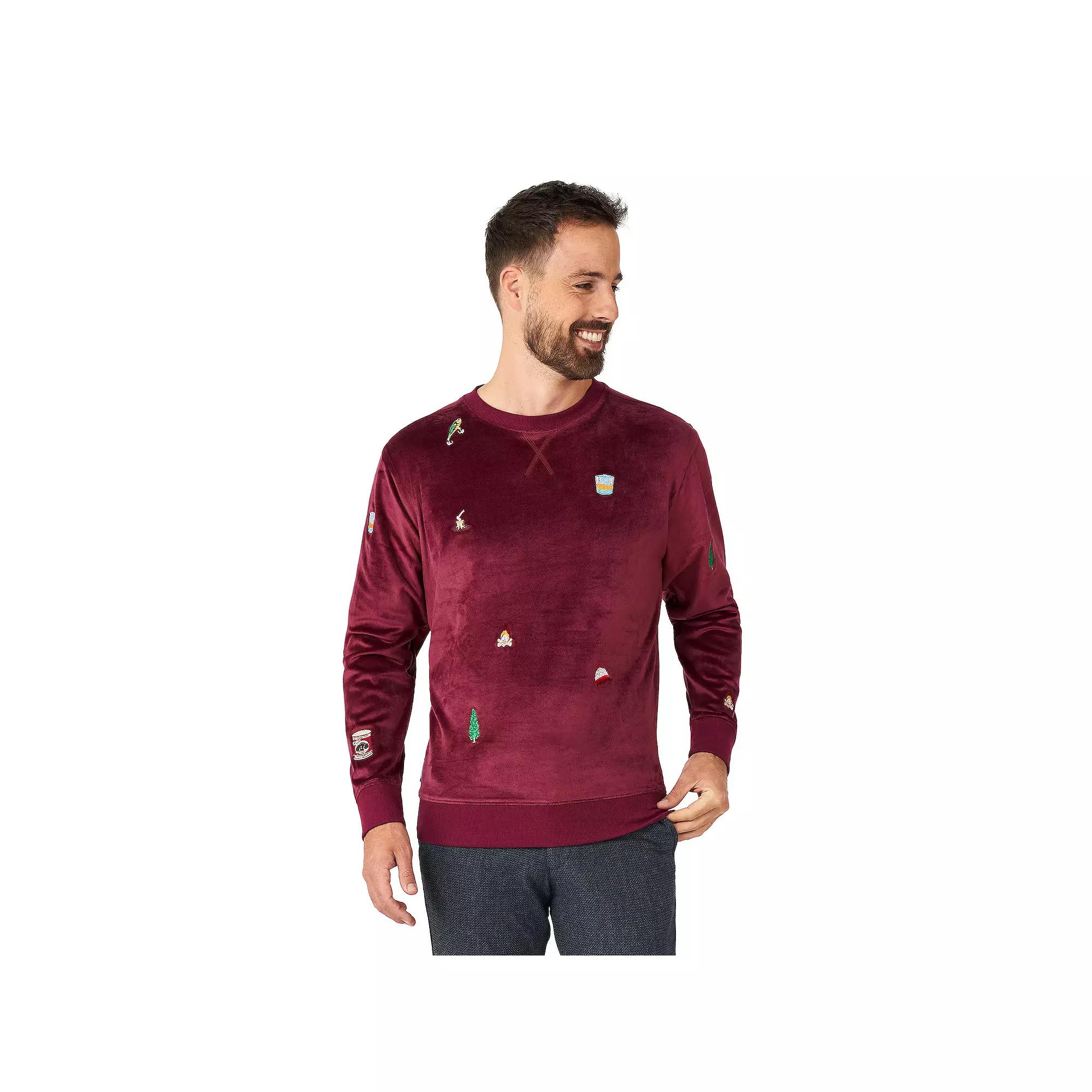 Men's Deluxe Sweater Christmas Icons,  Product Image