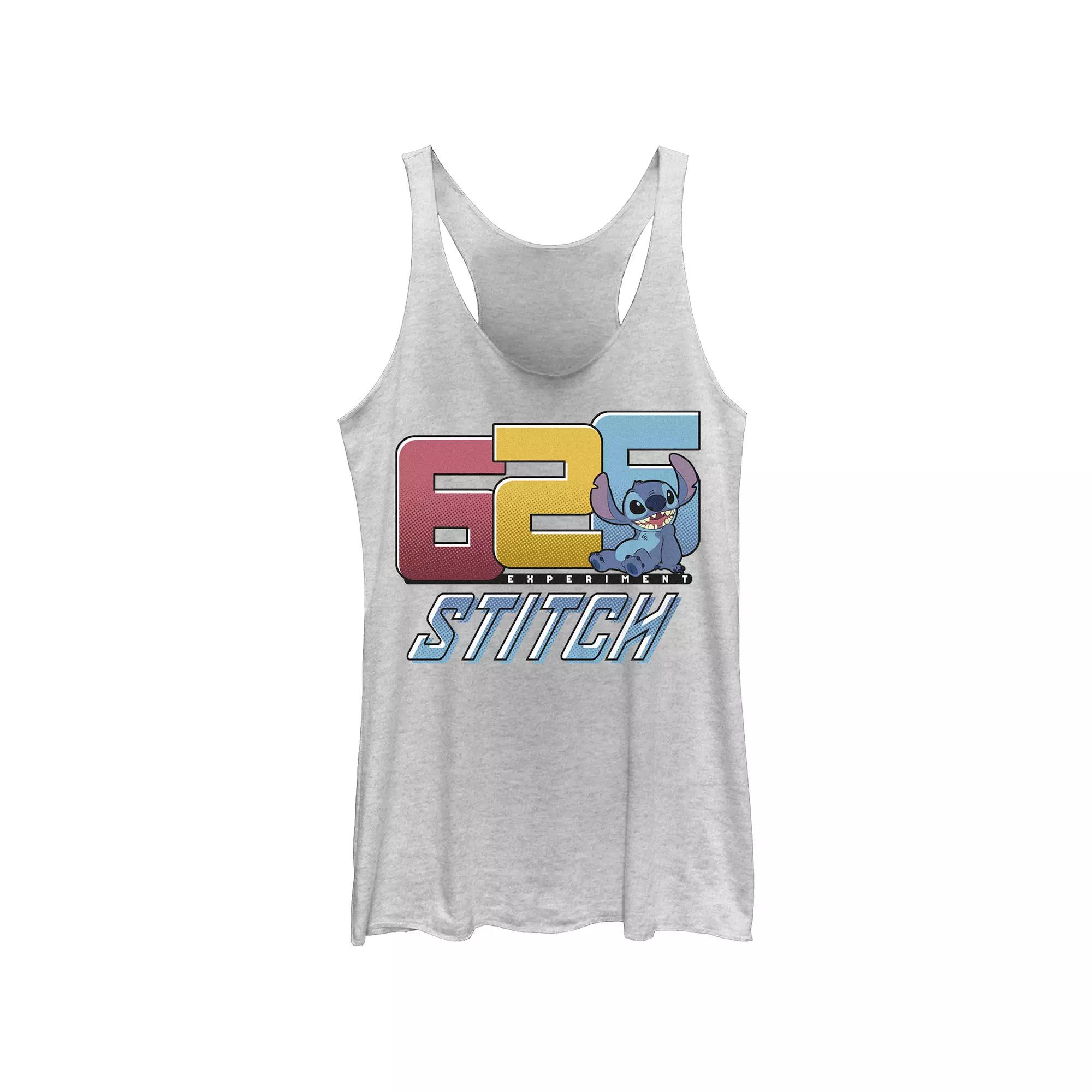 Disney's Lilo & Stitch Women's Experiment 626 Stitch Tri-Blend Racerback Tank Top, Girl's,  Product Image
