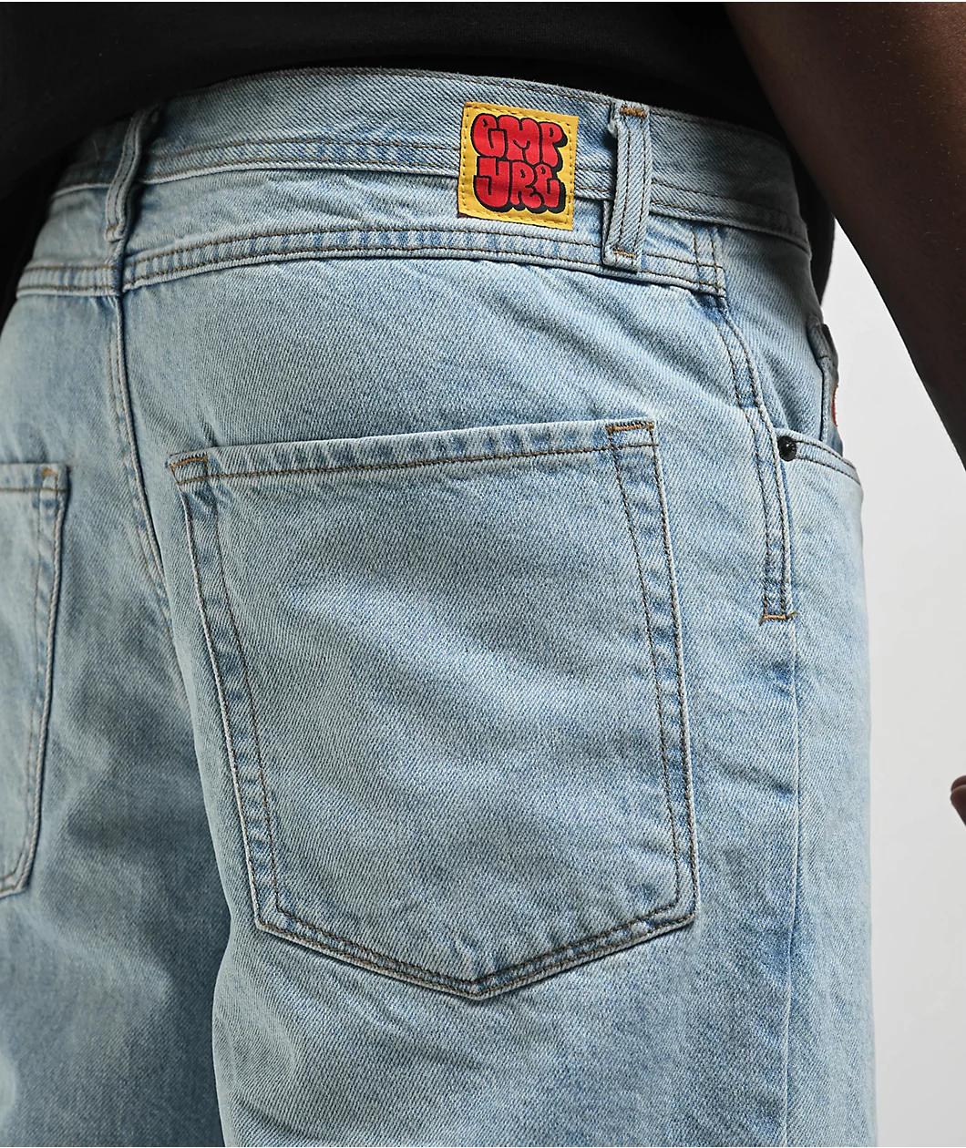 Empyre Colby Loose Fit Denim Skate Shorts Product Image