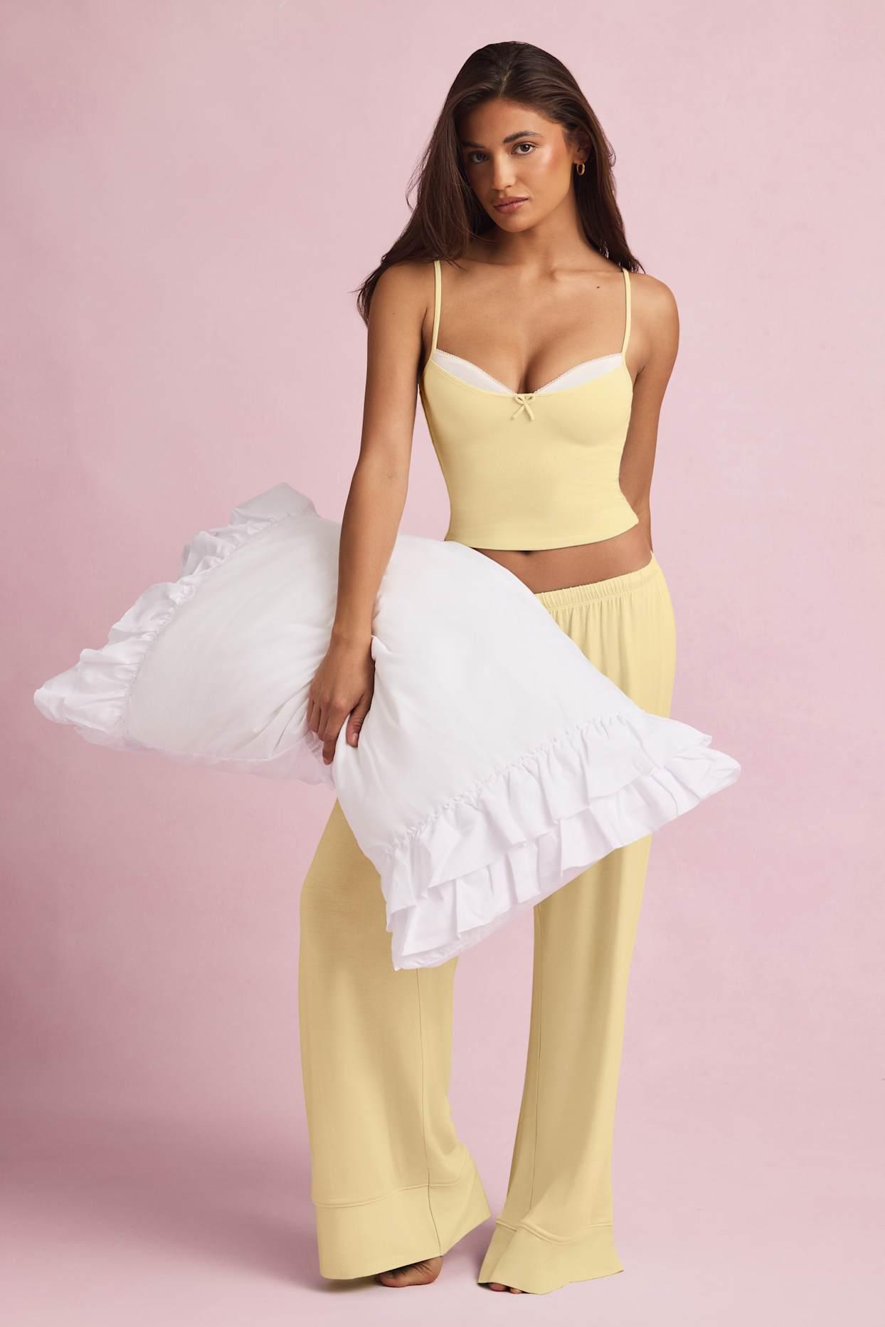 Modal Camisole Pyjama Top in Baby Pink Baby Product Image