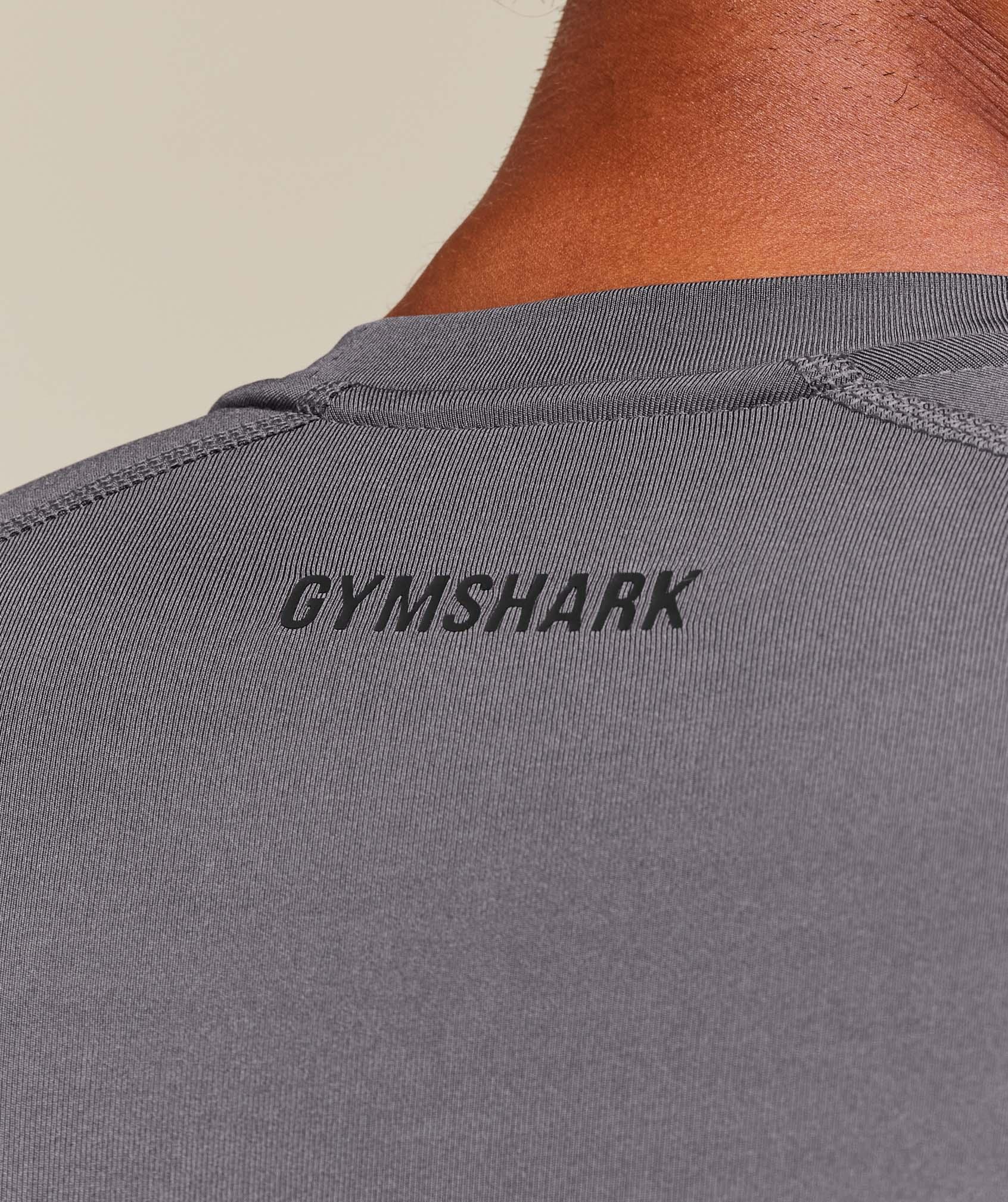 Gymshark Element Baselayer Long Sleeve T-Shirt - White Male Product Image