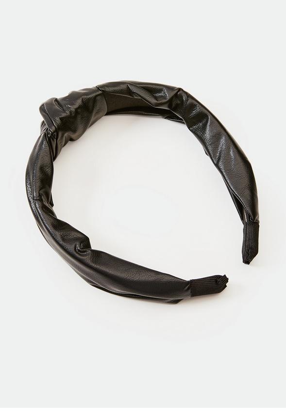 JustFab Margaux Platform Loafer Pump Womens Black/ White Size 8.5 Product Image