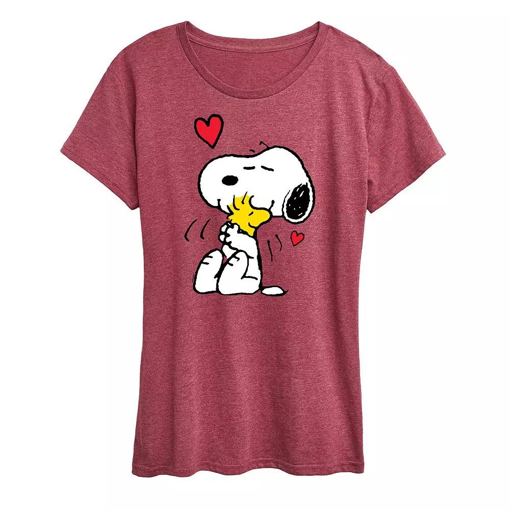 Women's Peanuts Lots Of Love Graphic Tee,  Product Image