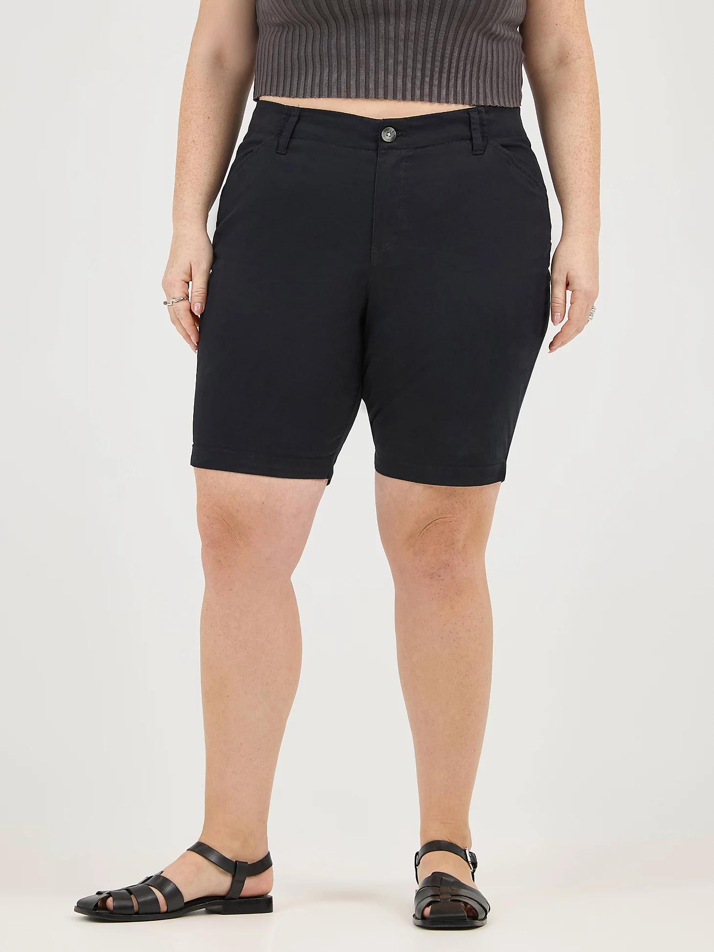 Women's Legendary Denim Chino Bermuda (Plus) | Women's Shorts | Lee® Product Image