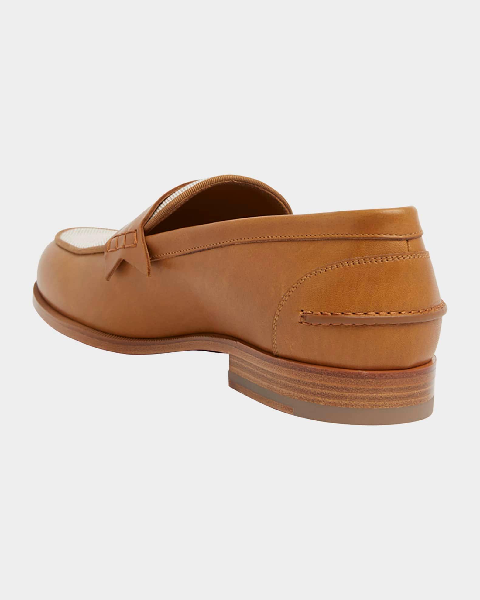 Men's Lasola Leather Penny Loafers Product Image