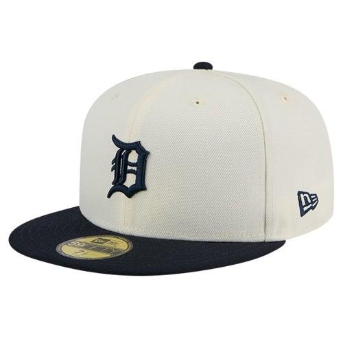 New Era Mens New Era Tigers Cooperstown Chrome 59FIFTY Fitted Hat - Mens Product Image