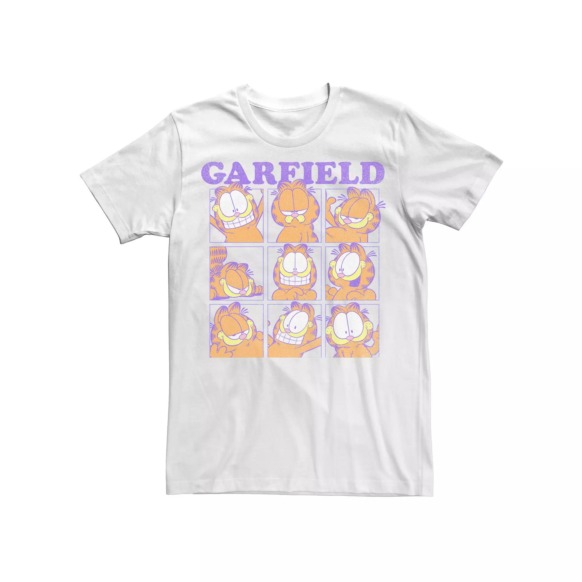 Men's Garfield Grid Boxed Up Retro Tee,  Product Image