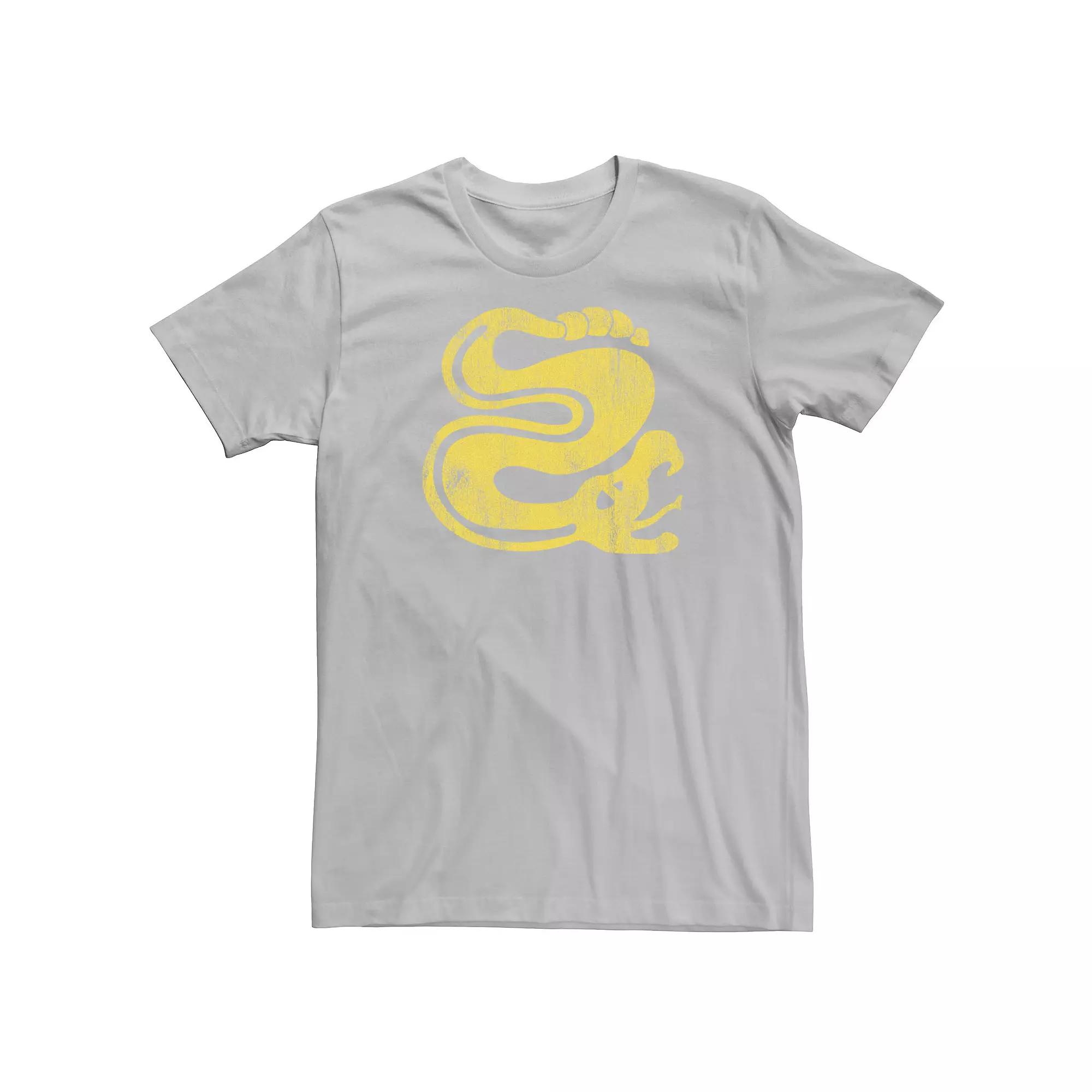 Men's Hidden Temple Yellow Snake Distressed Stamp Tee,  Product Image