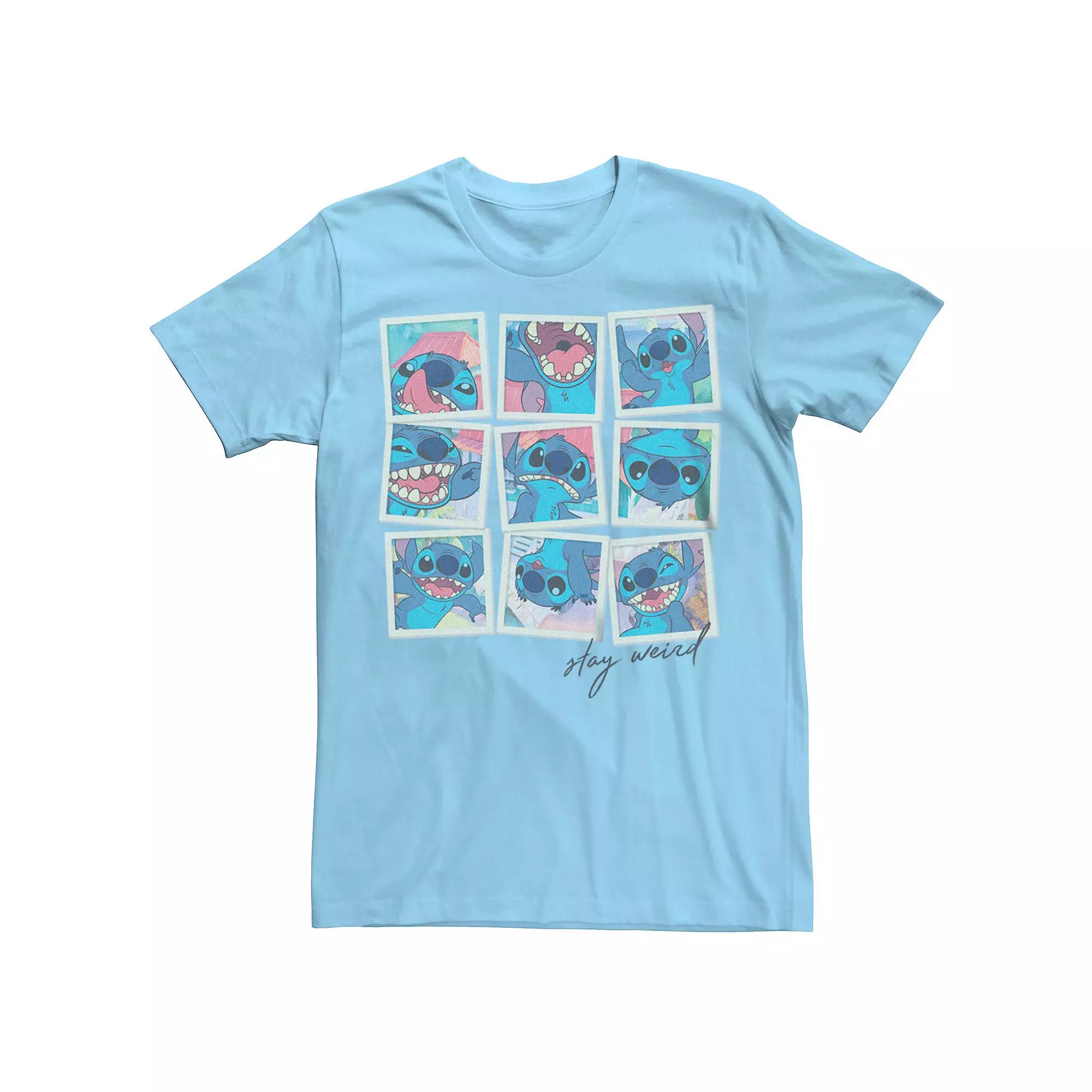 Disney's Lilo & Stitch Men's Stay Weird And Make Silly Faces Tee,  Product Image