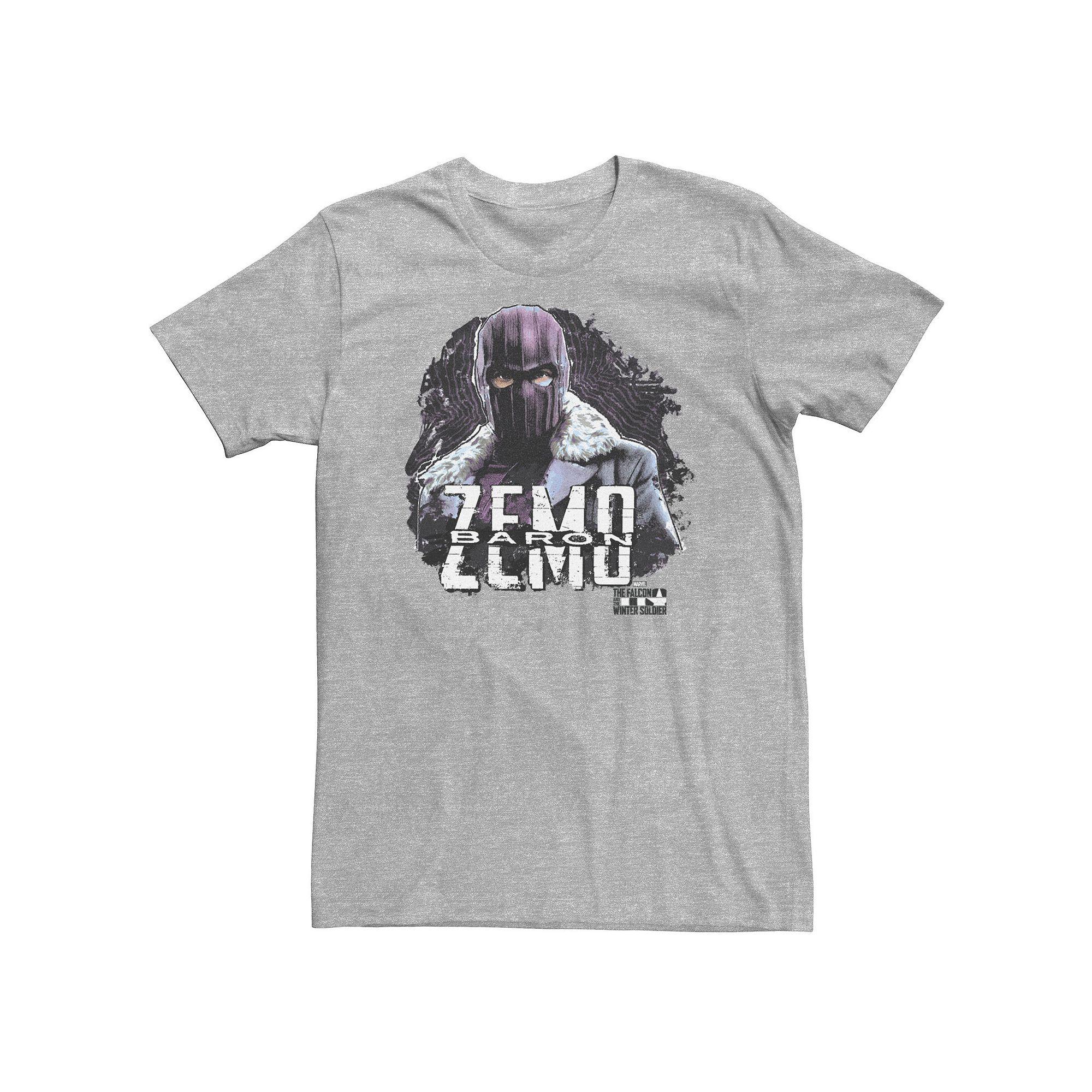 Big & Tall Marvel The Falcon And The Winter Soldier Baron Zemo Logo Tee, Men's,  Product Image
