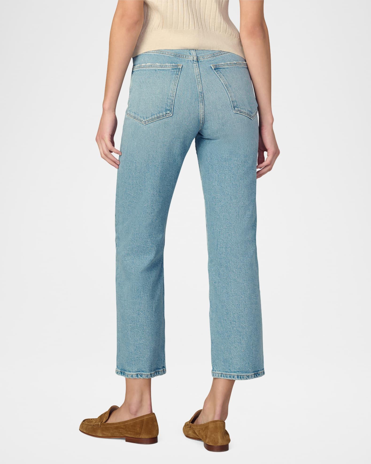 The Margot High-Rise Straight Cropped Jeans Product Image