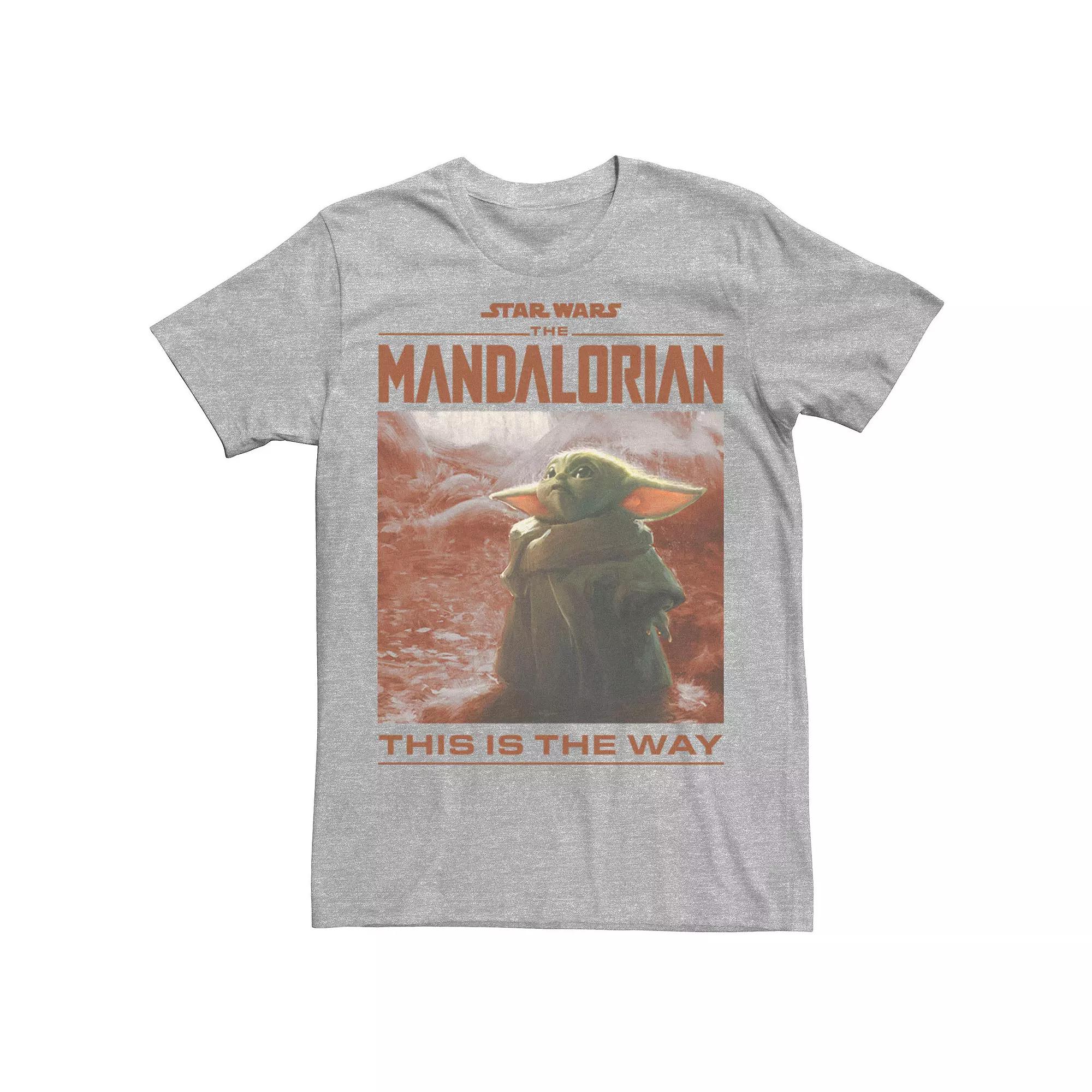 Big & Tall Star Wars: The Mandalorian The Child This Is The Way Poster Tee, Men's,  Product Image
