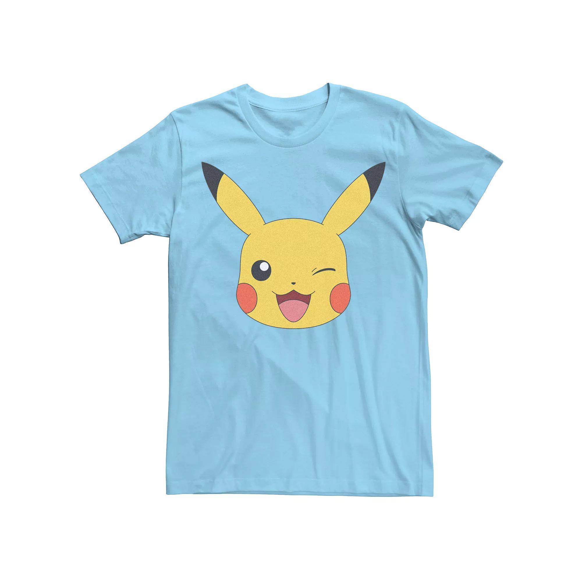 Men's Pokemon Pikachu Big Face Tee,  Product Image