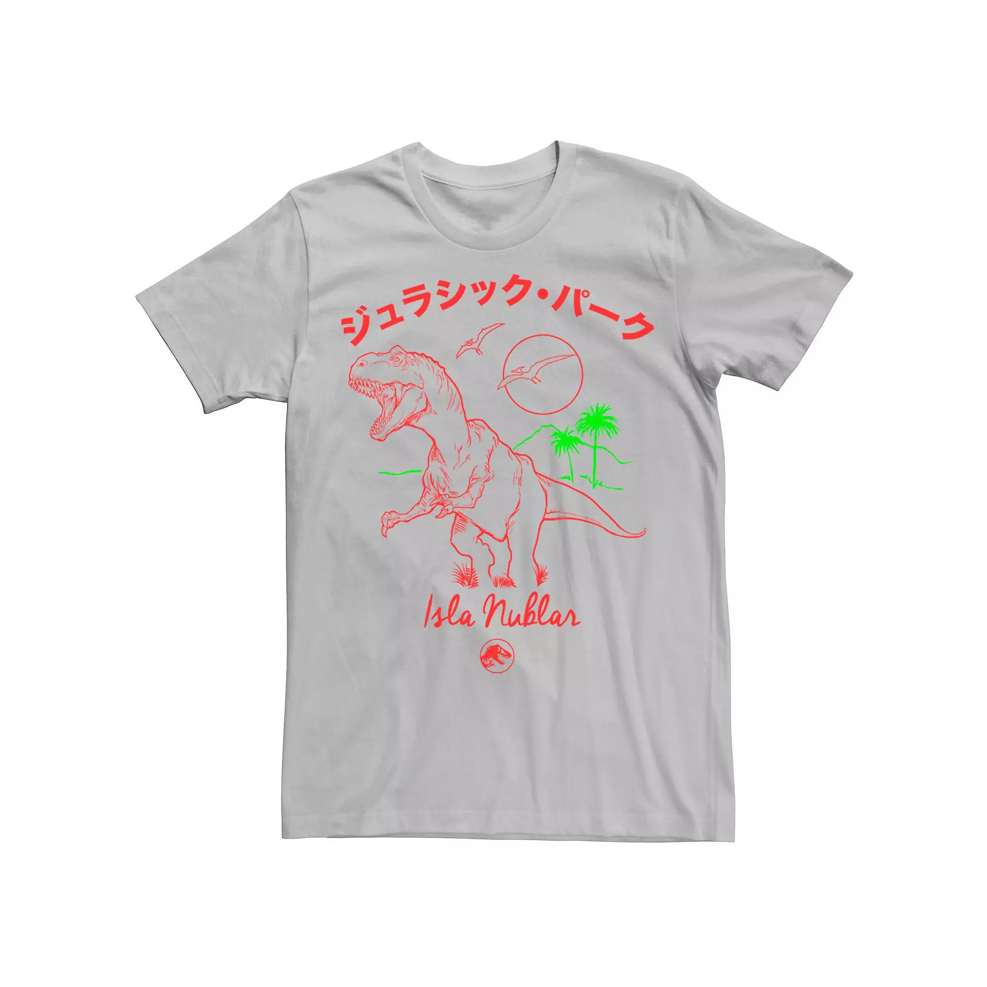 Men's Jurassic Park Kanji T Rex Outline Tee,  Product Image