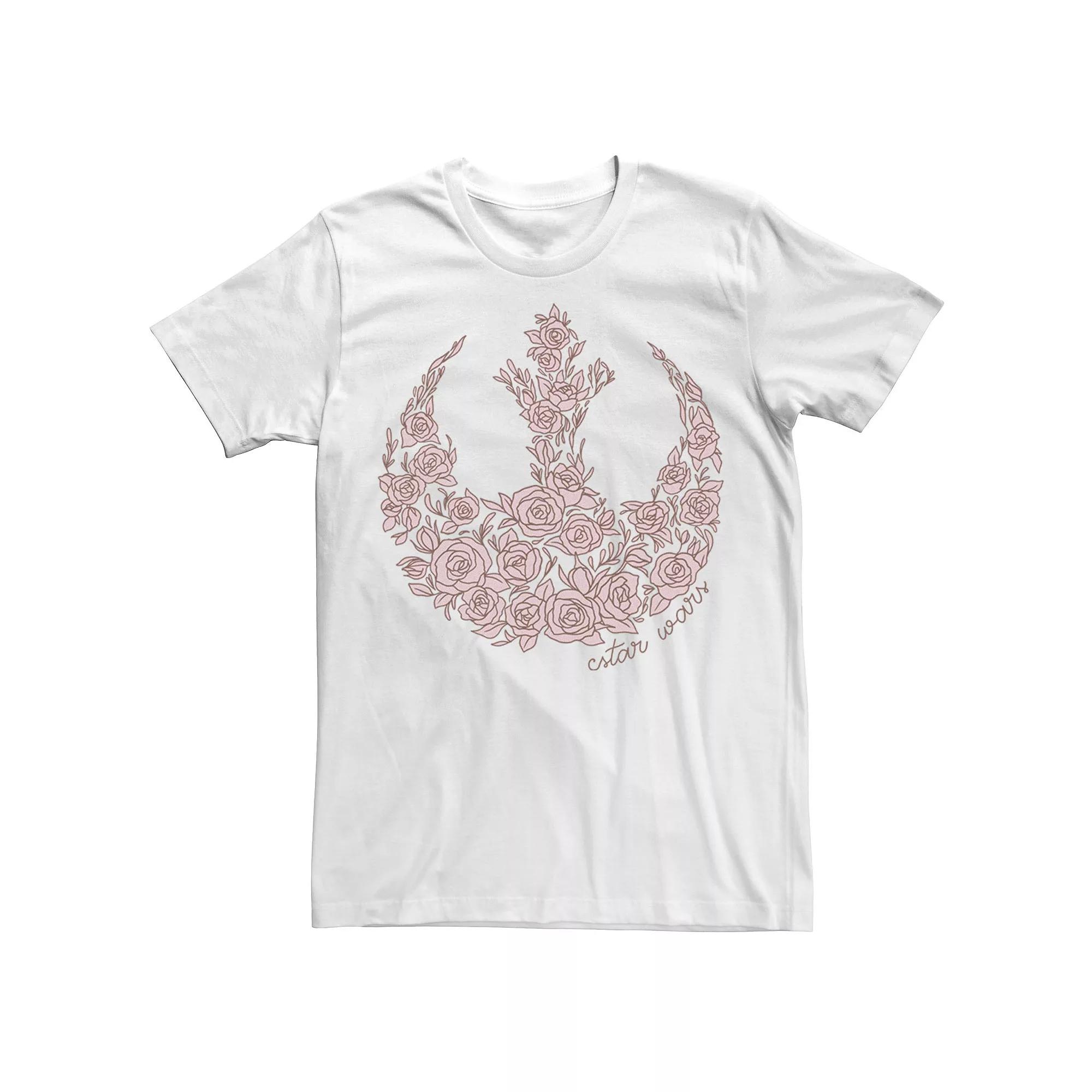 Men's Star Wars Rose Rebel Emblem Tee,  Product Image