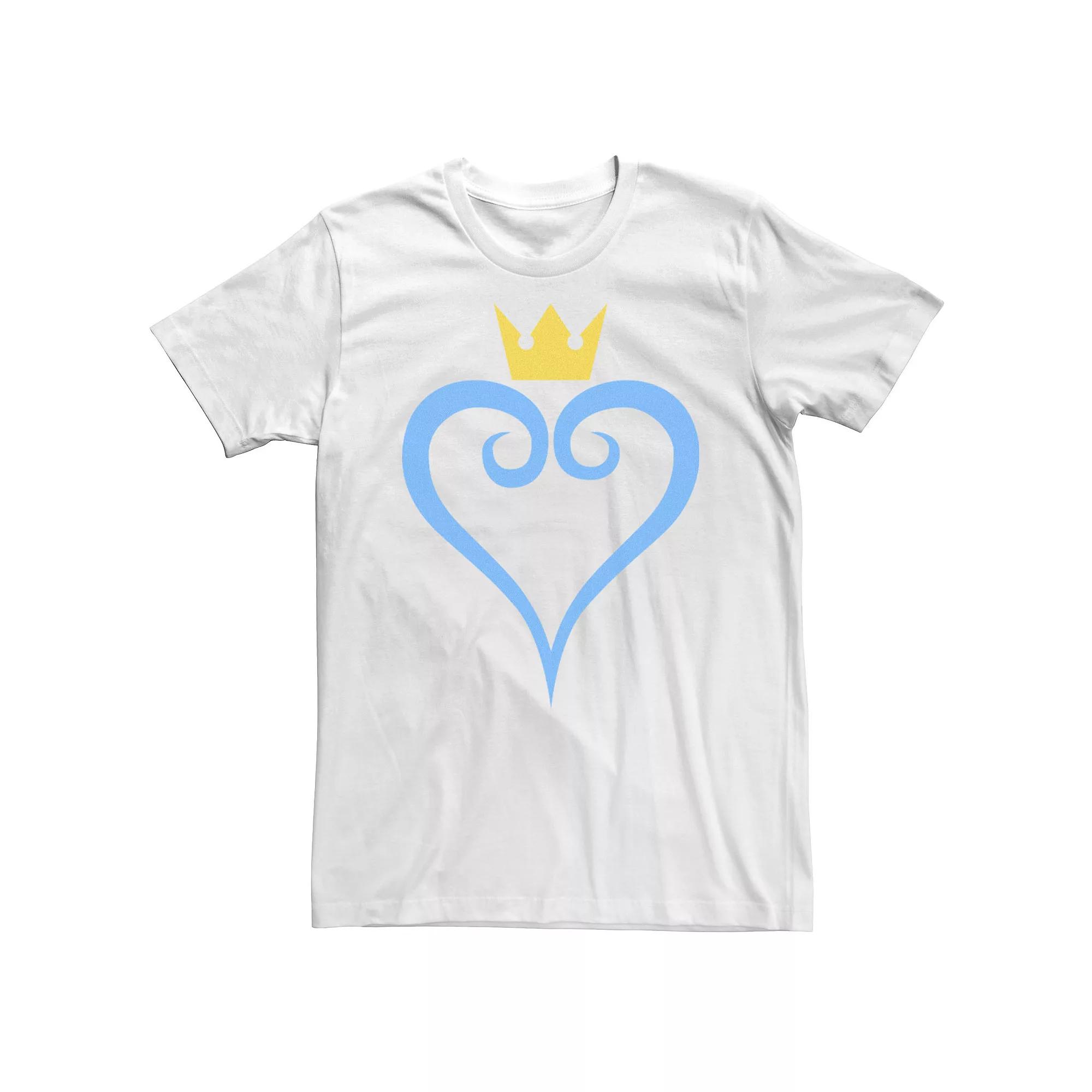 Men's Kingdom Hearts Heart And Crown Logo Tee,  Product Image