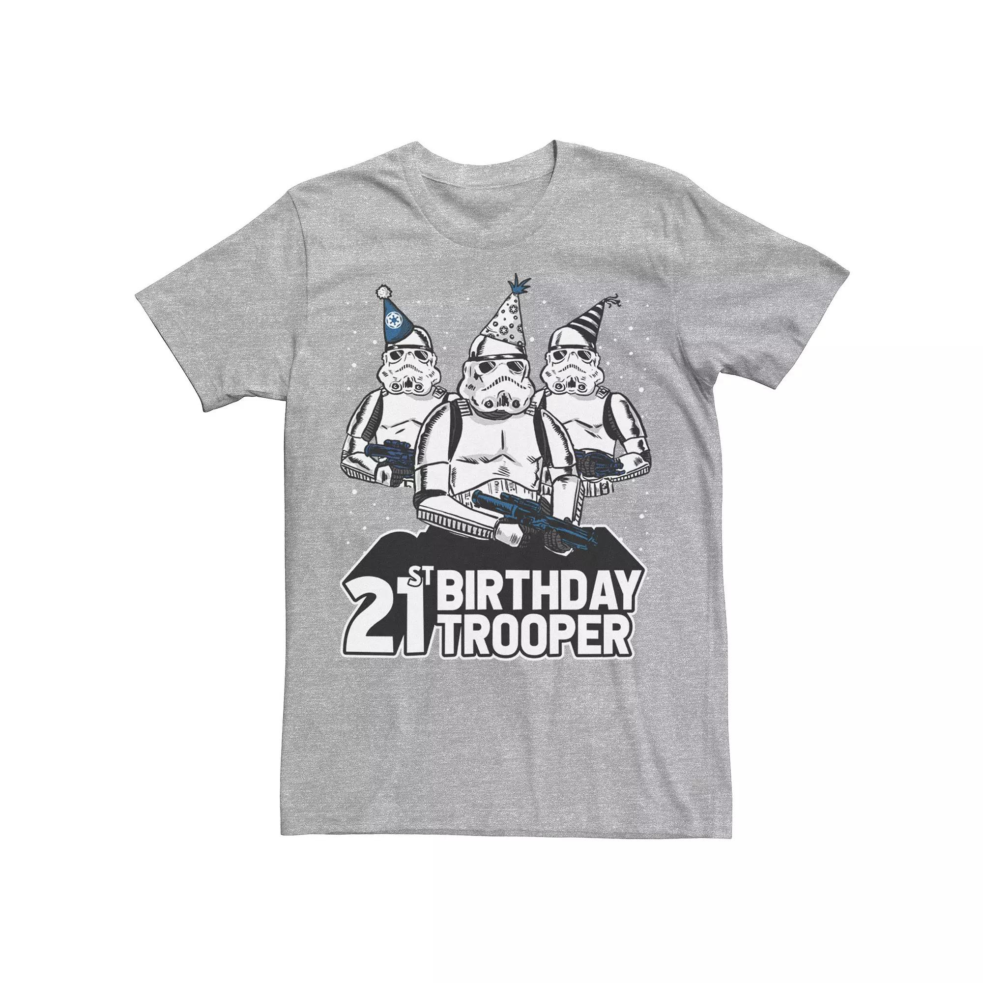 Men's Star Wars Stormtrooper Party Hats Trio 21st Birthday Trooper Tee,  Product Image