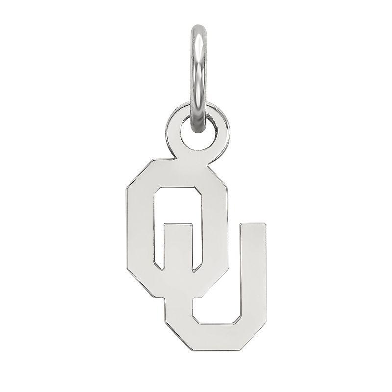 LogoArt 14K White Gold Oklahoma Sooners Pendant, Women's,  Product Image