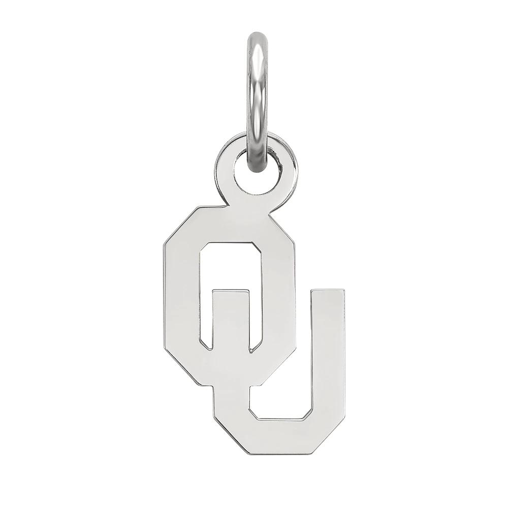 LogoArt 14K White Gold Oklahoma Sooners Pendant, Women's,  Product Image