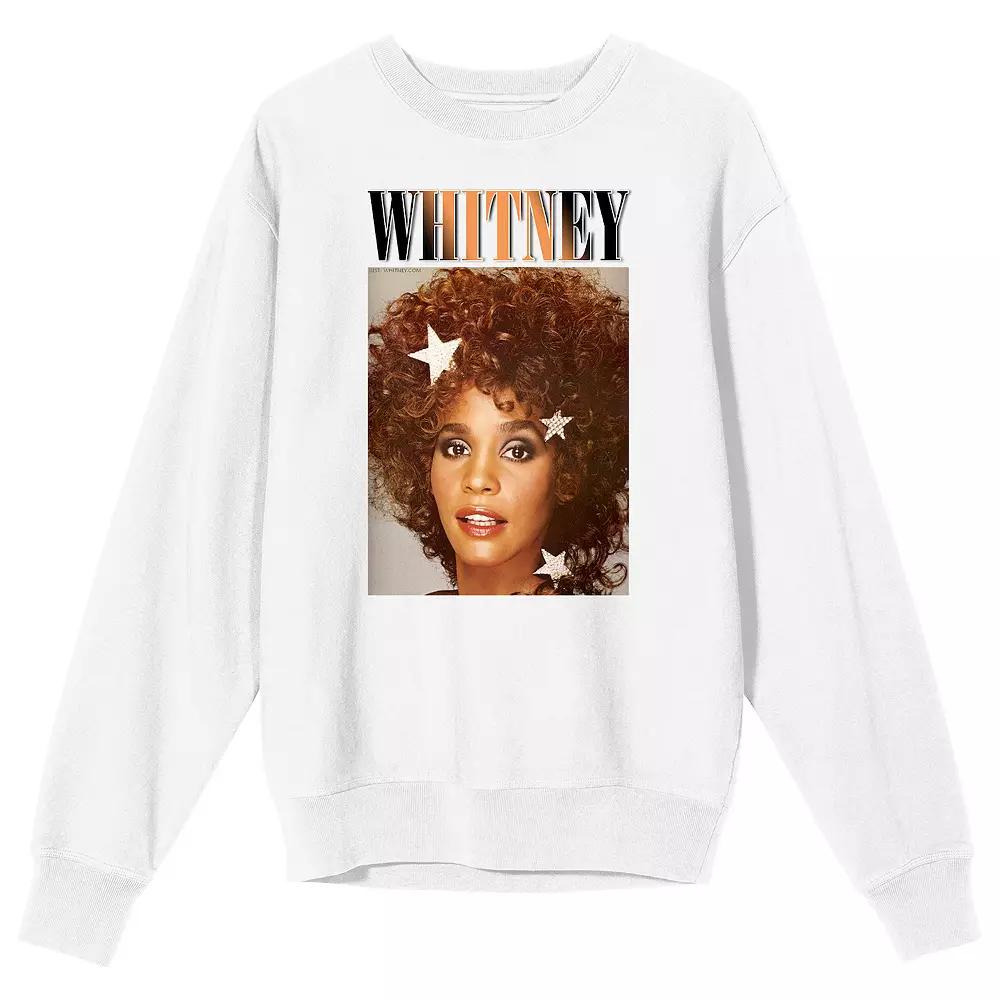 Men's Whitney Houston Photo Graphic Sweatshirt,  Product Image