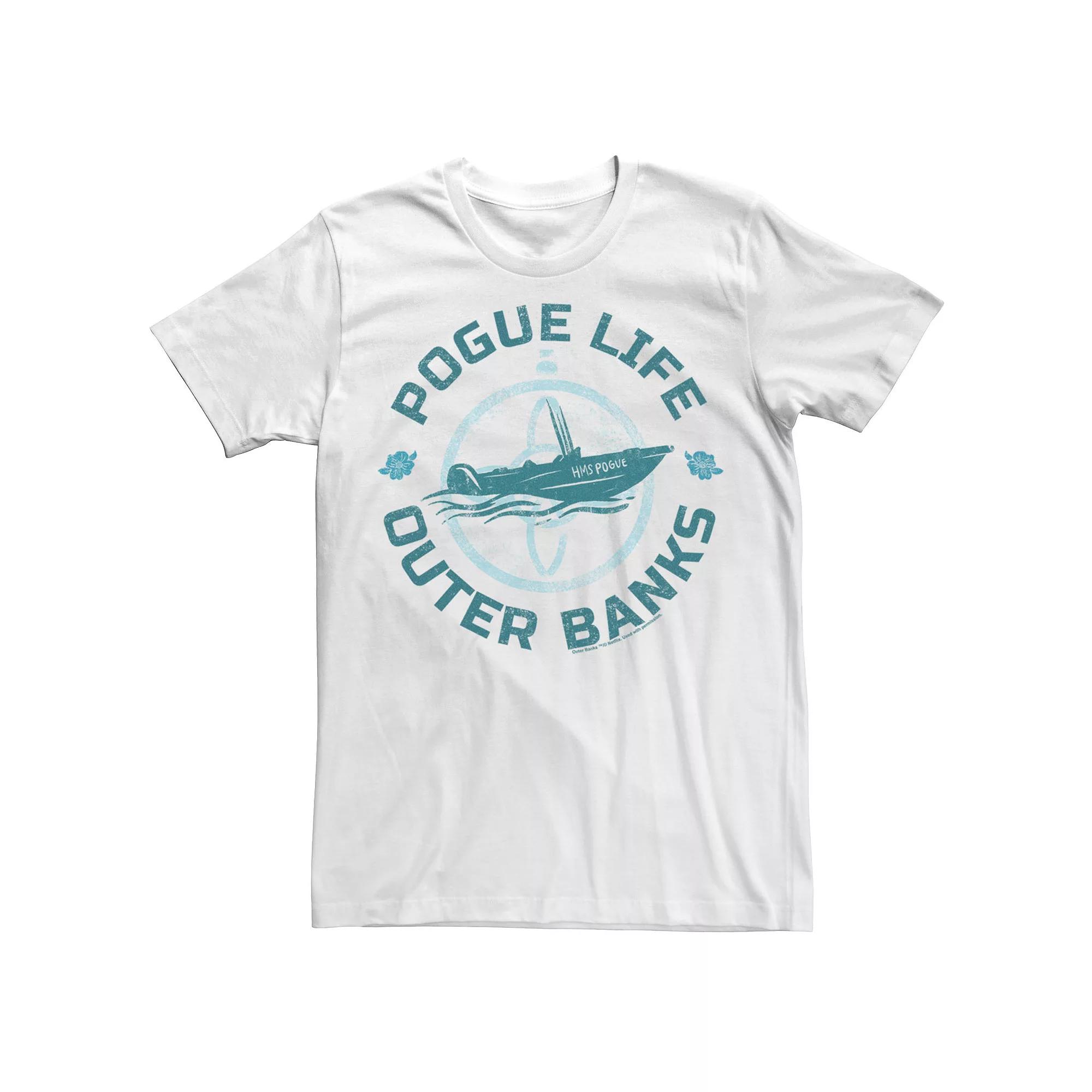 Men's Outer Banks Rogue Life Blue Hue Portrait Tee, Boy's,  Product Image