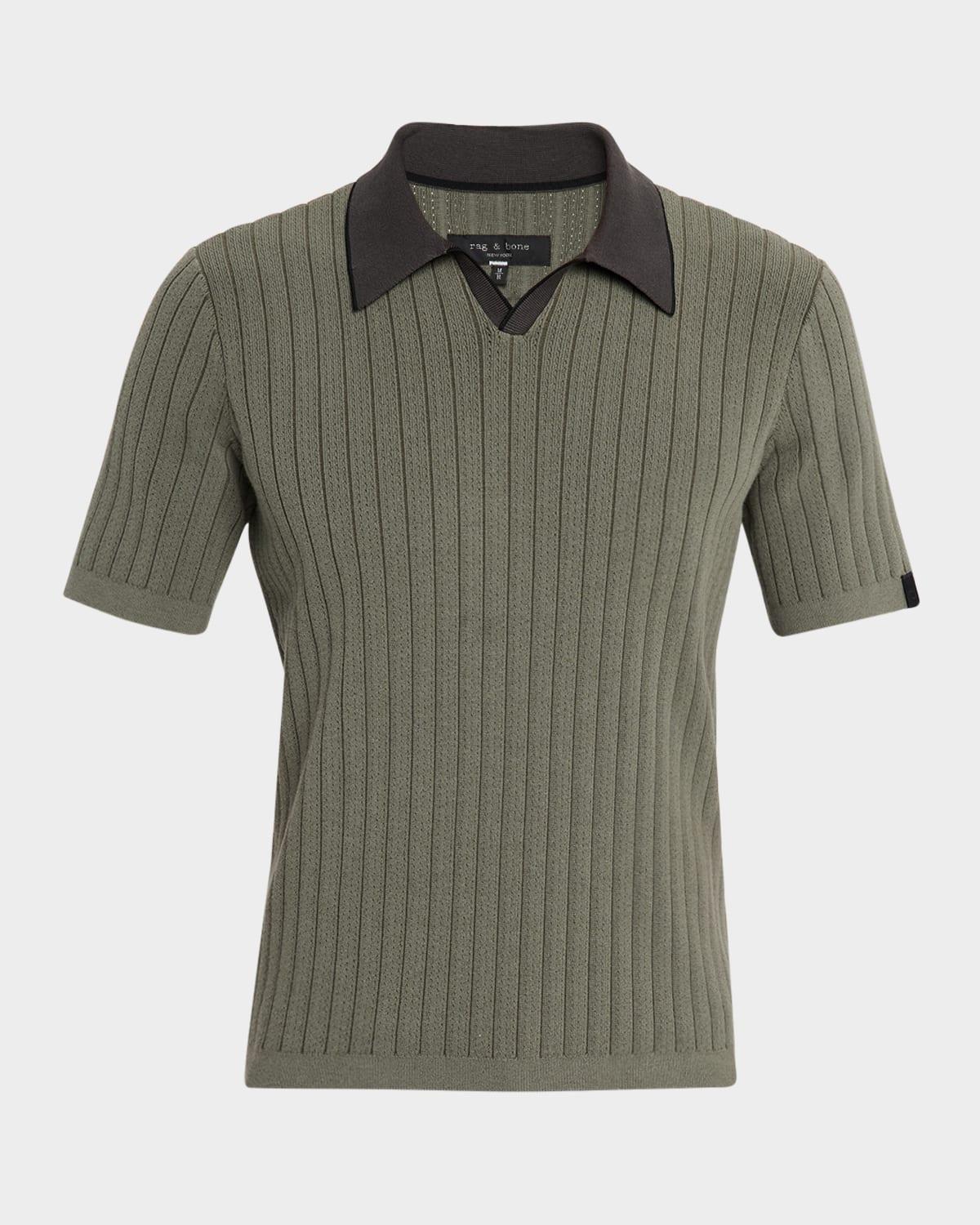 Mens Sanford Johnny Collar Polo Shirt Product Image