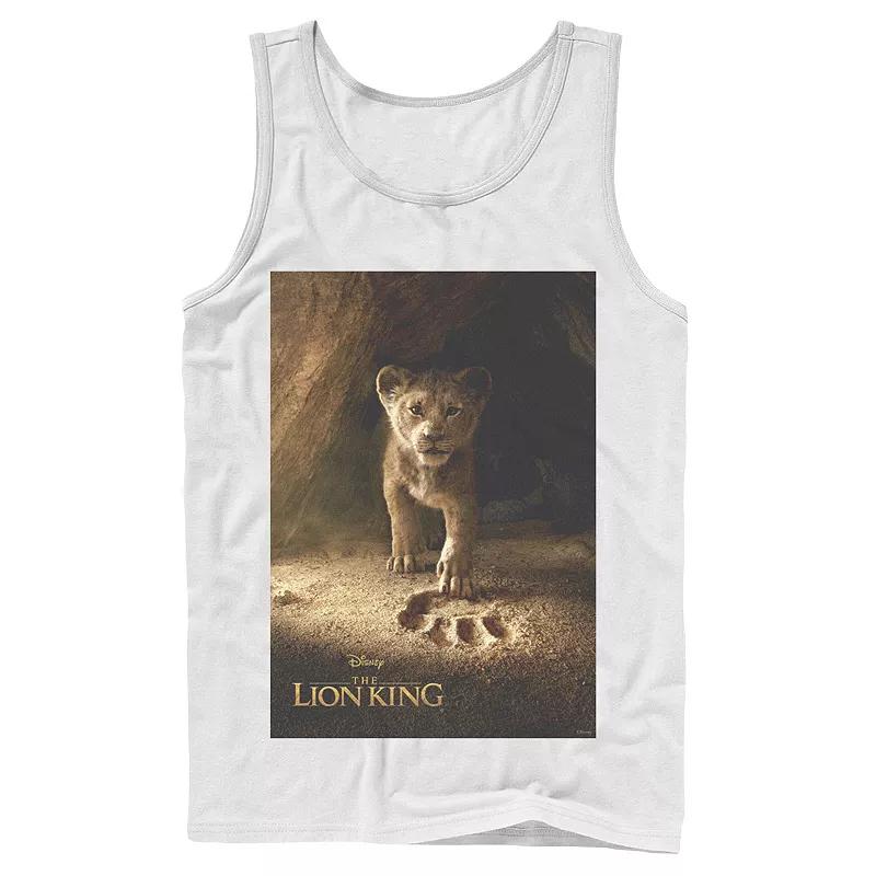 Disney's The Lion King Simba Paw Men's Live Action Movie Poster Tank Top,  Product Image