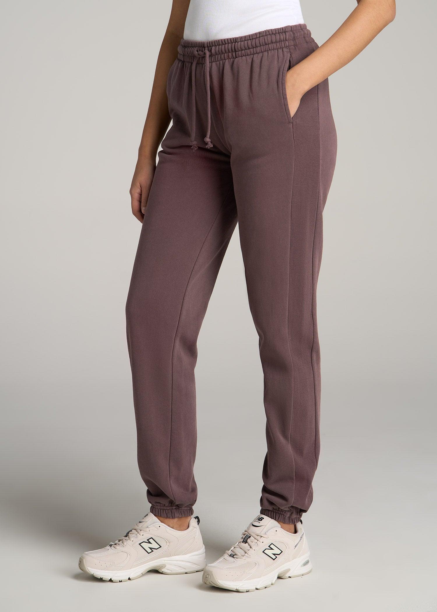 Wearever Fleece Regular Fit Sweatpants for Tall Women in Dusty Merlot Female Product Image