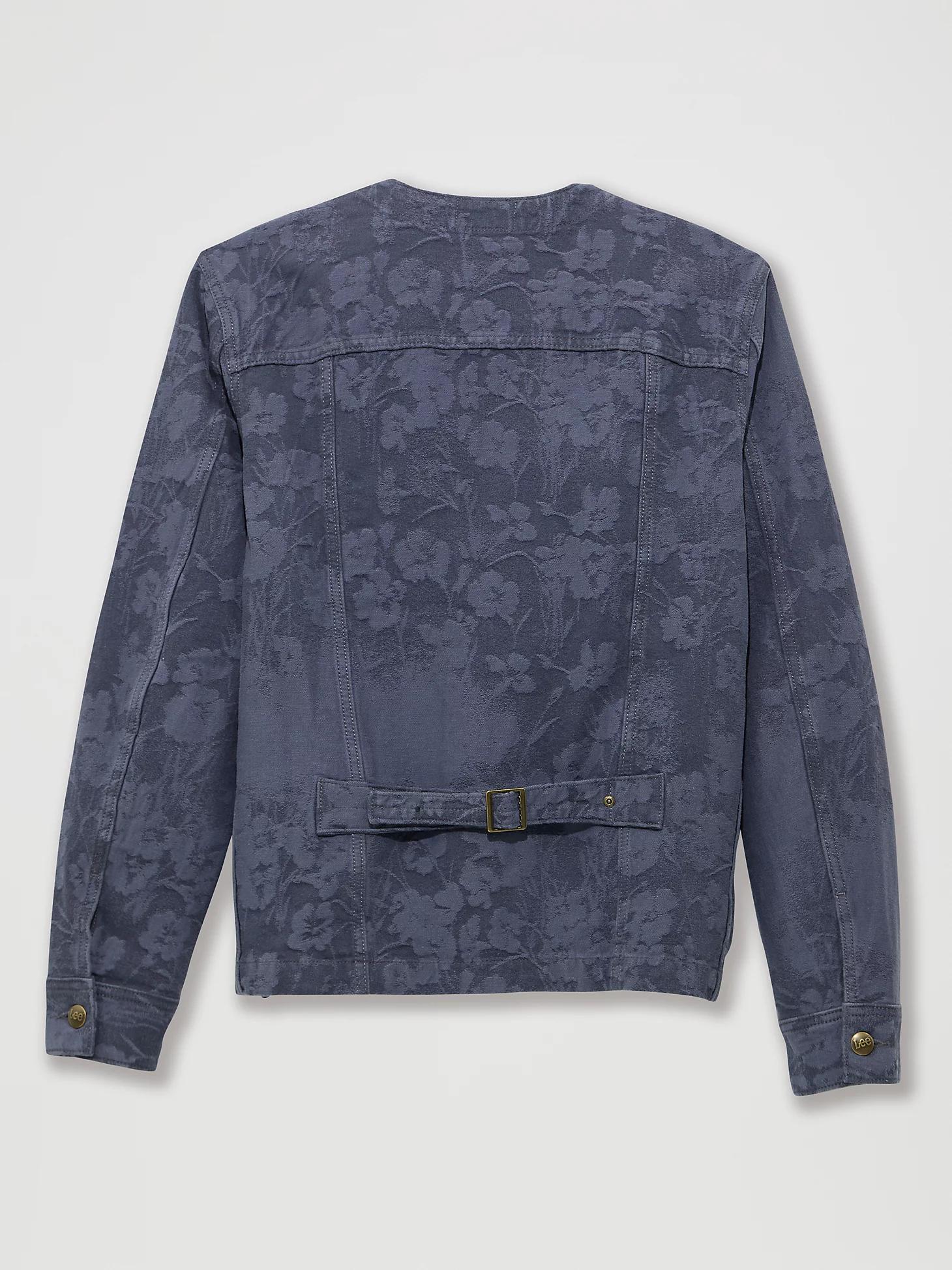 Men's Lee® x Paul Smith Jacquard Collarless Chore Coat | Men's Jackets & Outerwear | Lee® Product Image