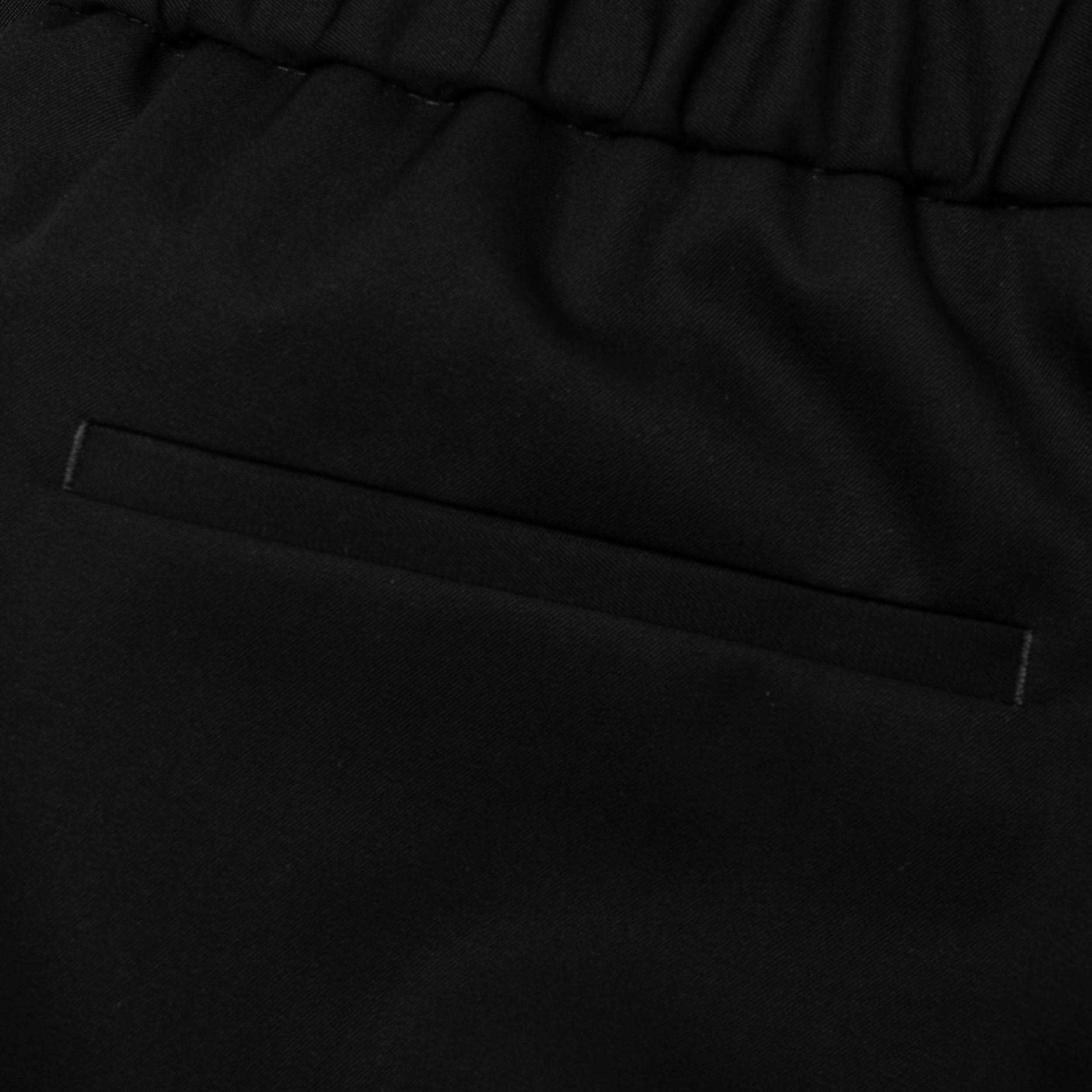 Straight Leg Wool Trouser - Black Male Product Image