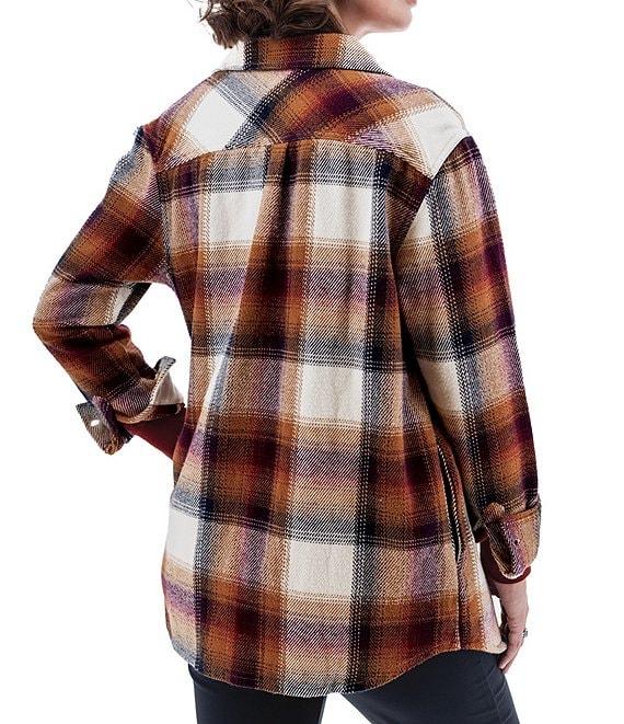 Aventura Overton Big Collared Long Sleeve Blanket Shirt Product Image
