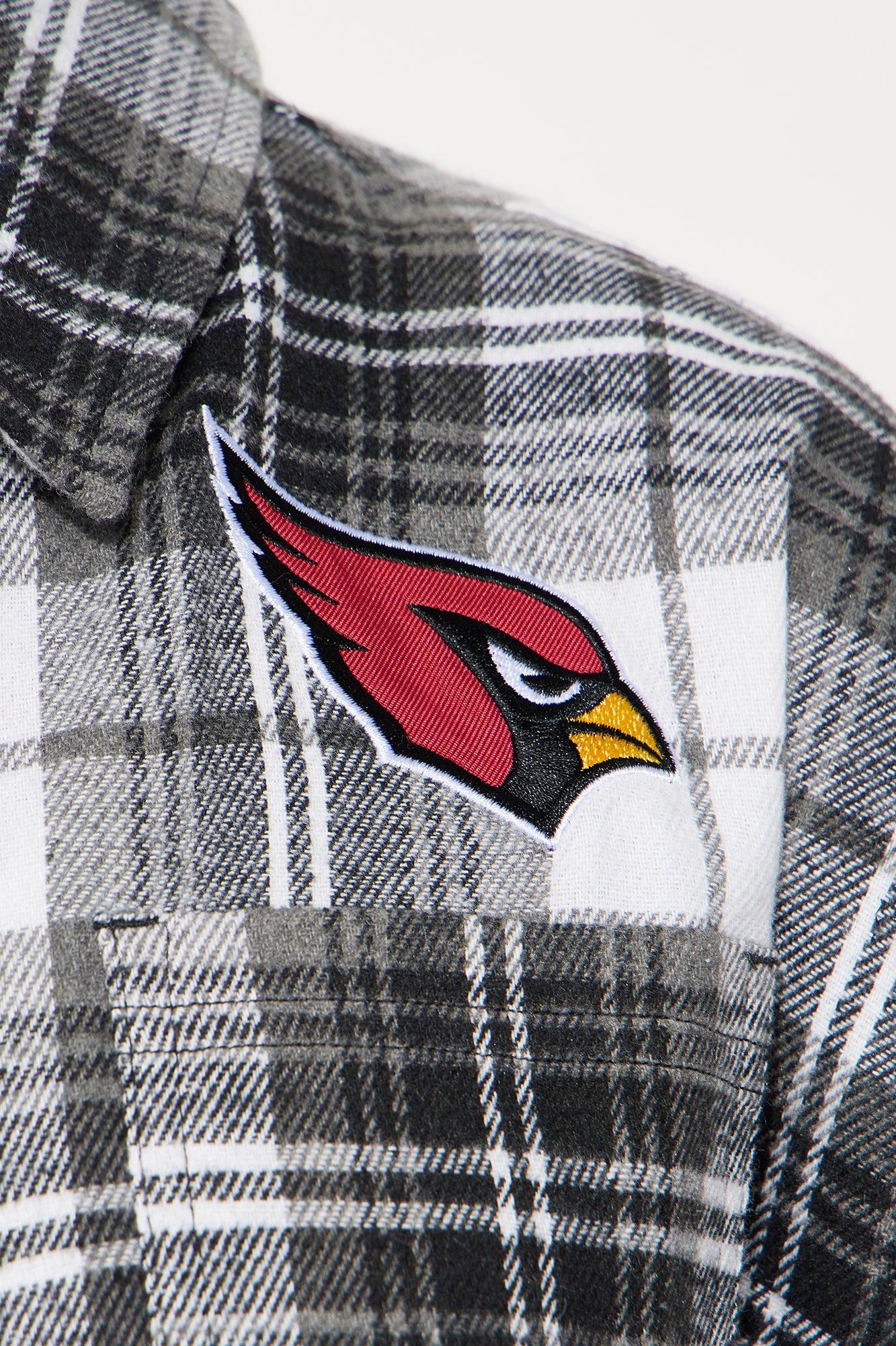 NFL Arizona Cardinals Plaid Flannel - Black/combo Female Product Image