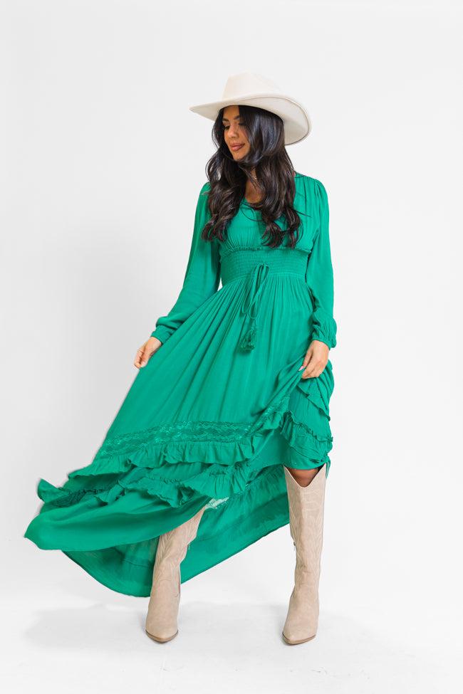 Lucky To Have You Jade Maxi Dress FINAL SALE Product Image