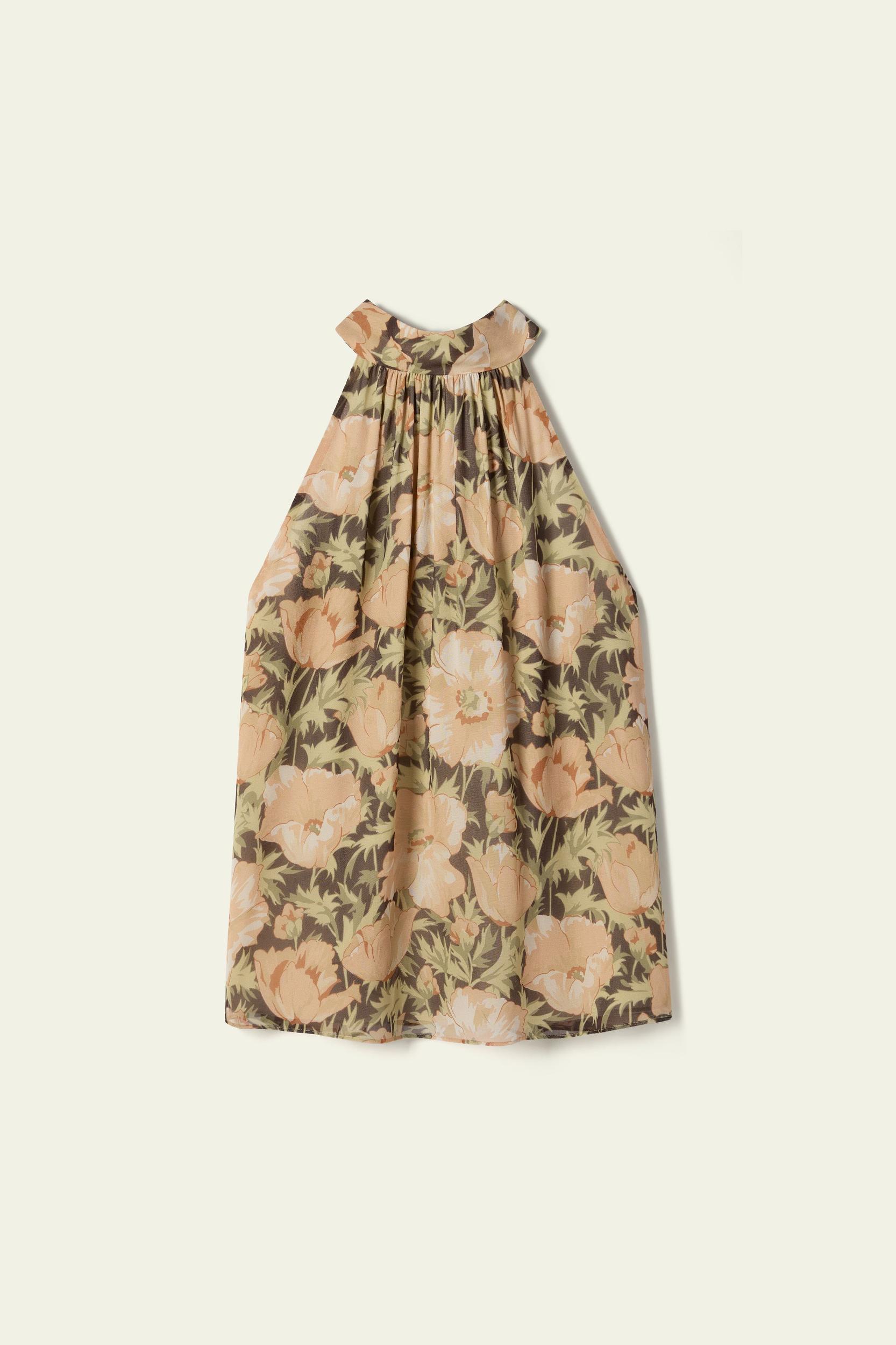 Poppy Parade Silk Top - Made With Liberty Fabric Product Image