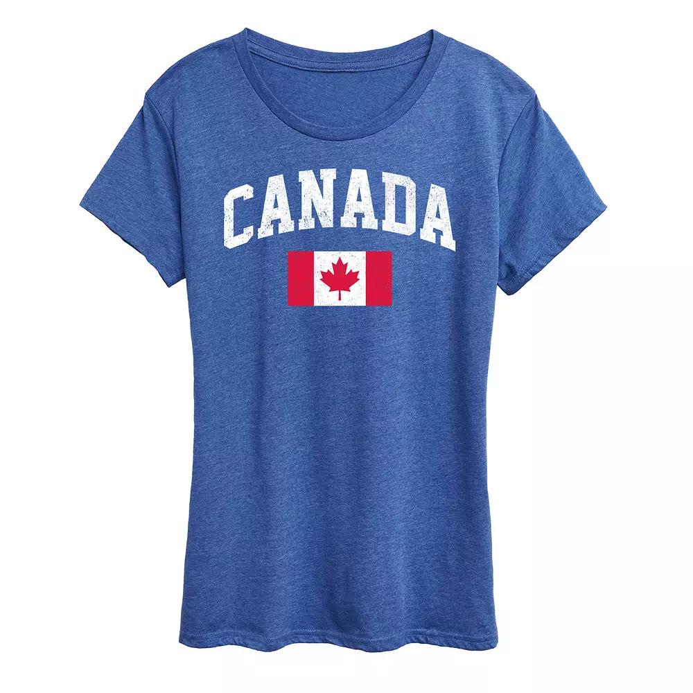 Women's Canada Flag Graphic Tee,  Product Image