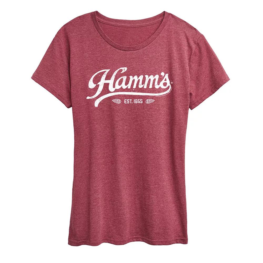 Women's Hamm's Vintage Logo Graphic Tee,  Product Image