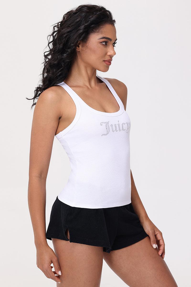 Small Bling Racer Back Tank Top Product Image