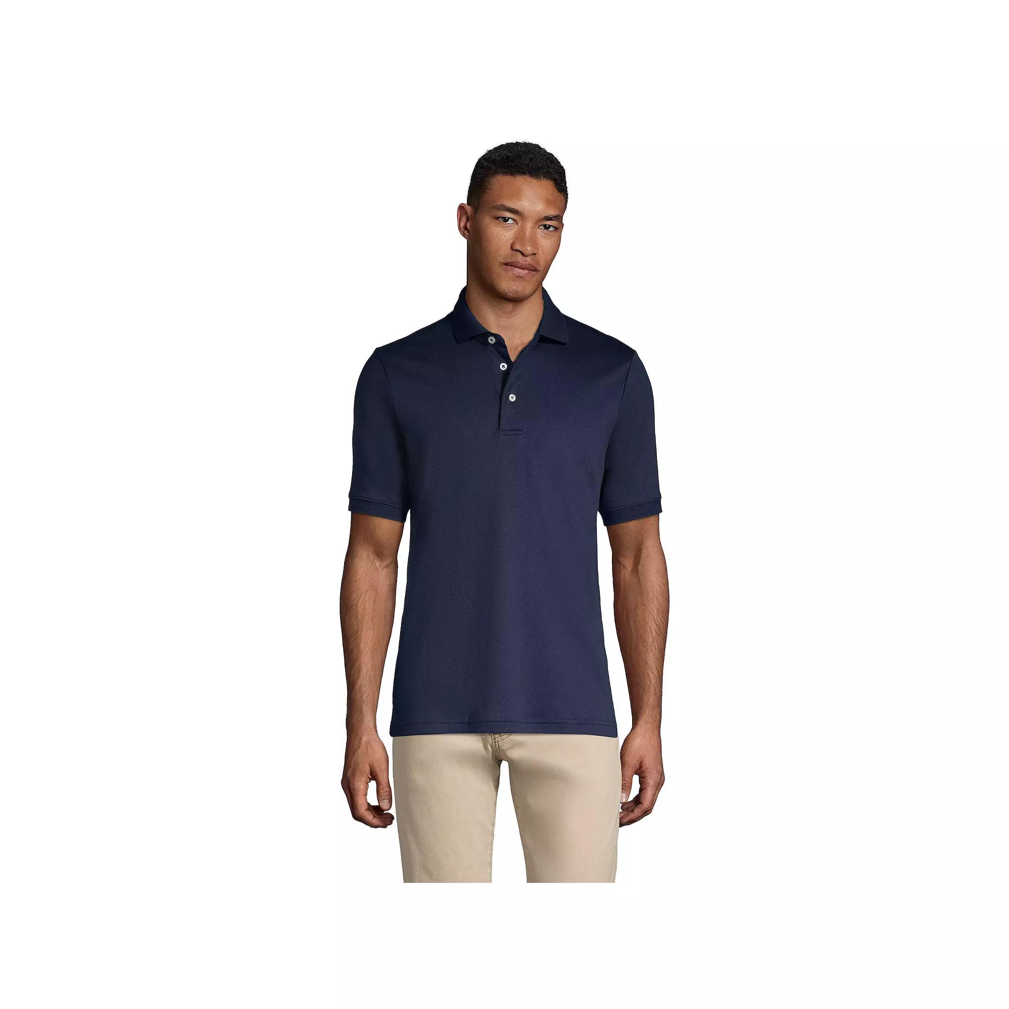 Big & Tall Lands' End Classic-Fit Supima Polo, Men's,  Product Image