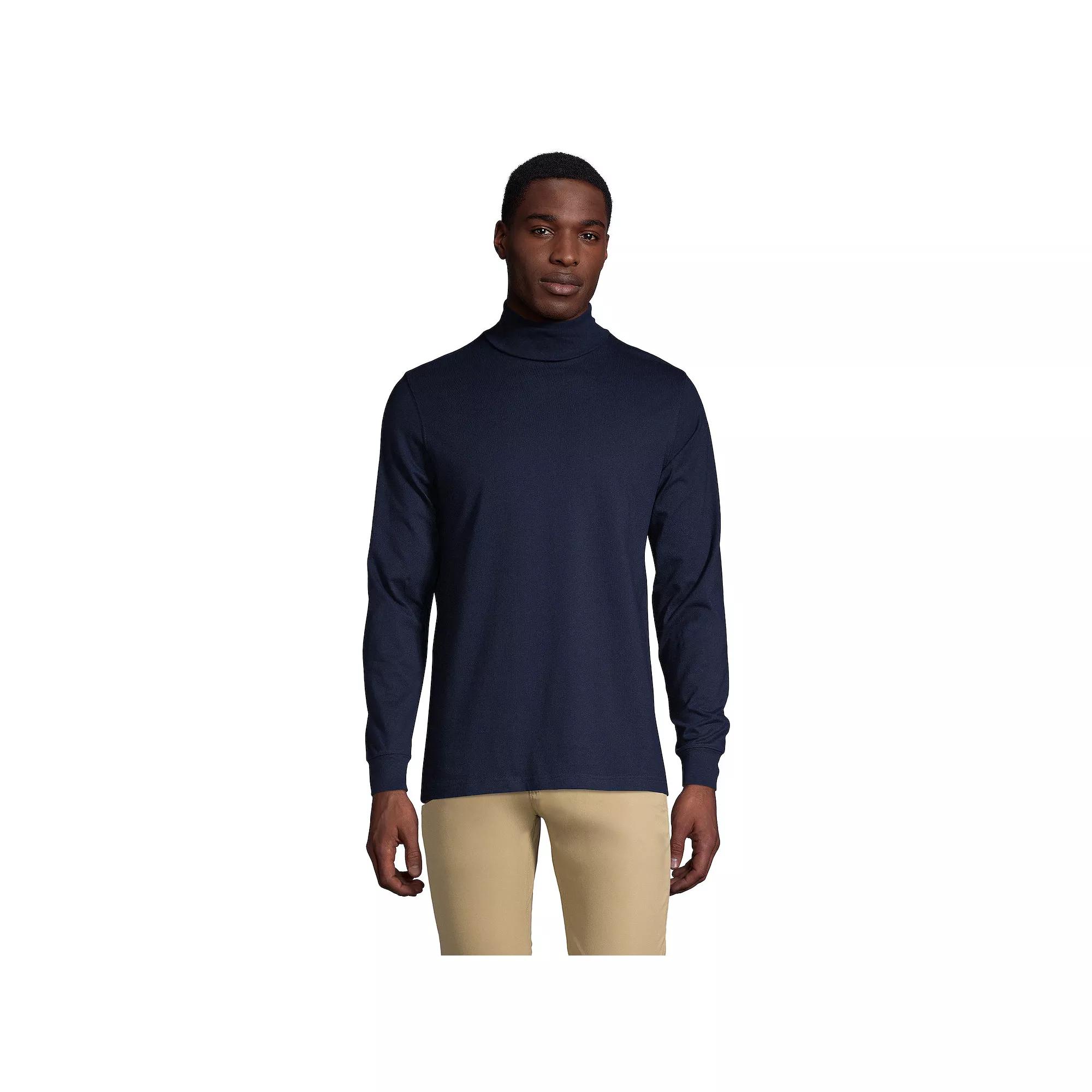 Big & Tall Lands' End Super-T Turtleneck, Men's,  Product Image