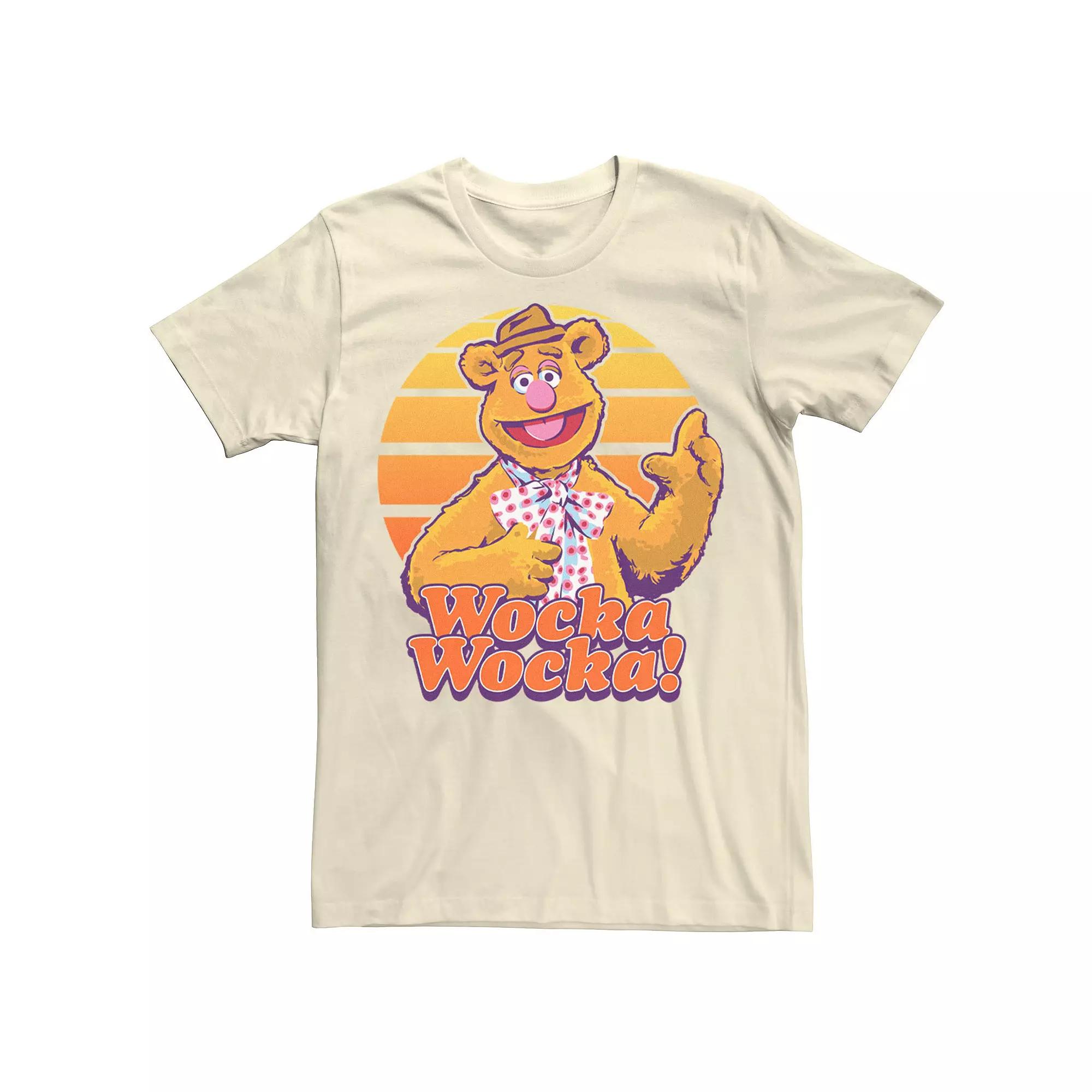 Disney's The Muppets Fozzie Bear Wocka Wocka Portrait Men's Tee,  Product Image